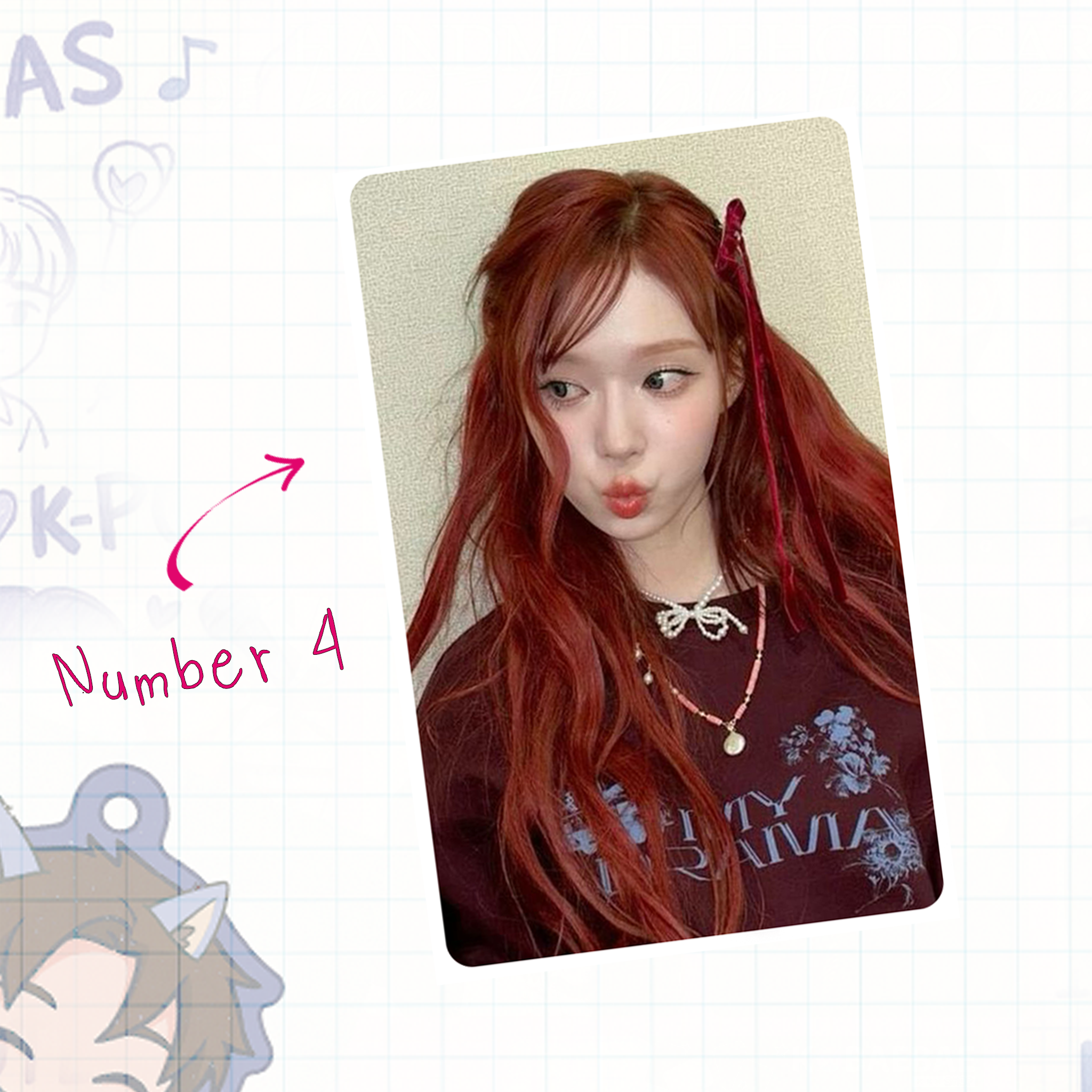 Aesp - Winnie handmade photocards kpop inspired - Set 1