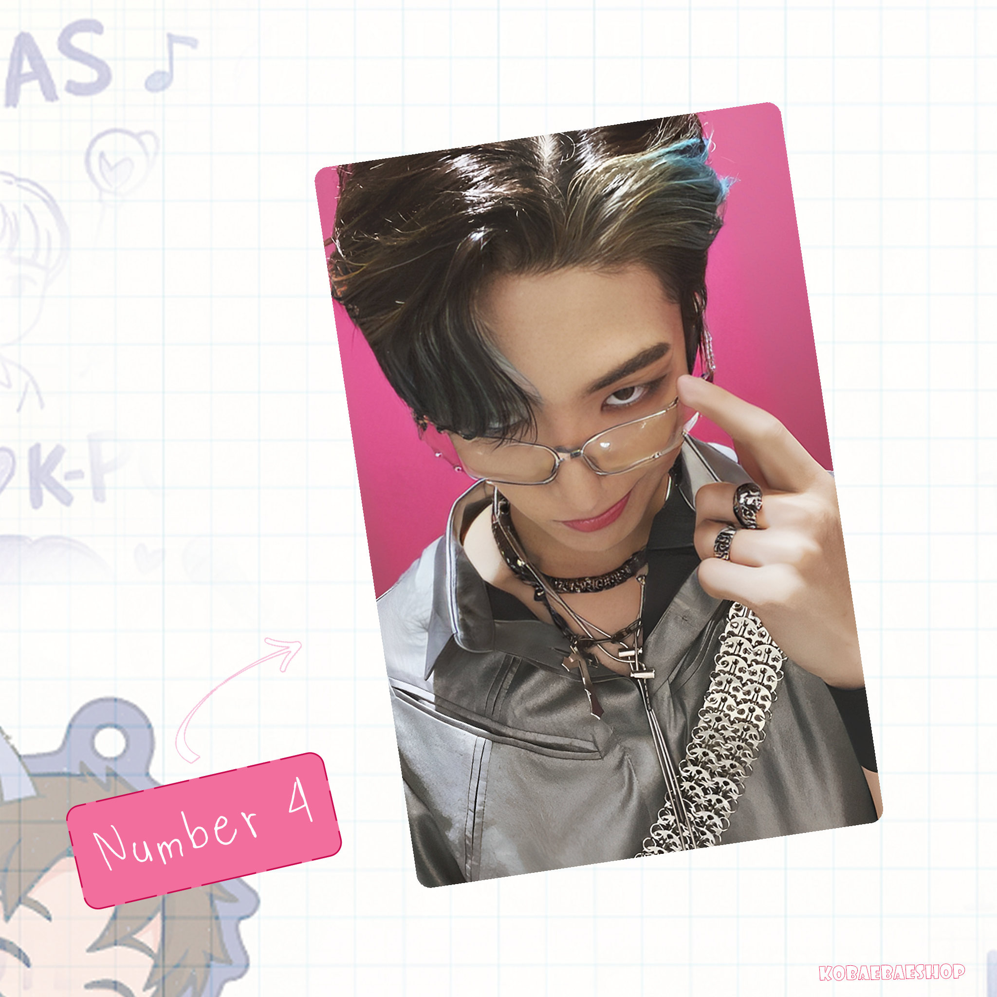 Atz - Mingi Handmade photocards kpop inspired - Bias Set 2