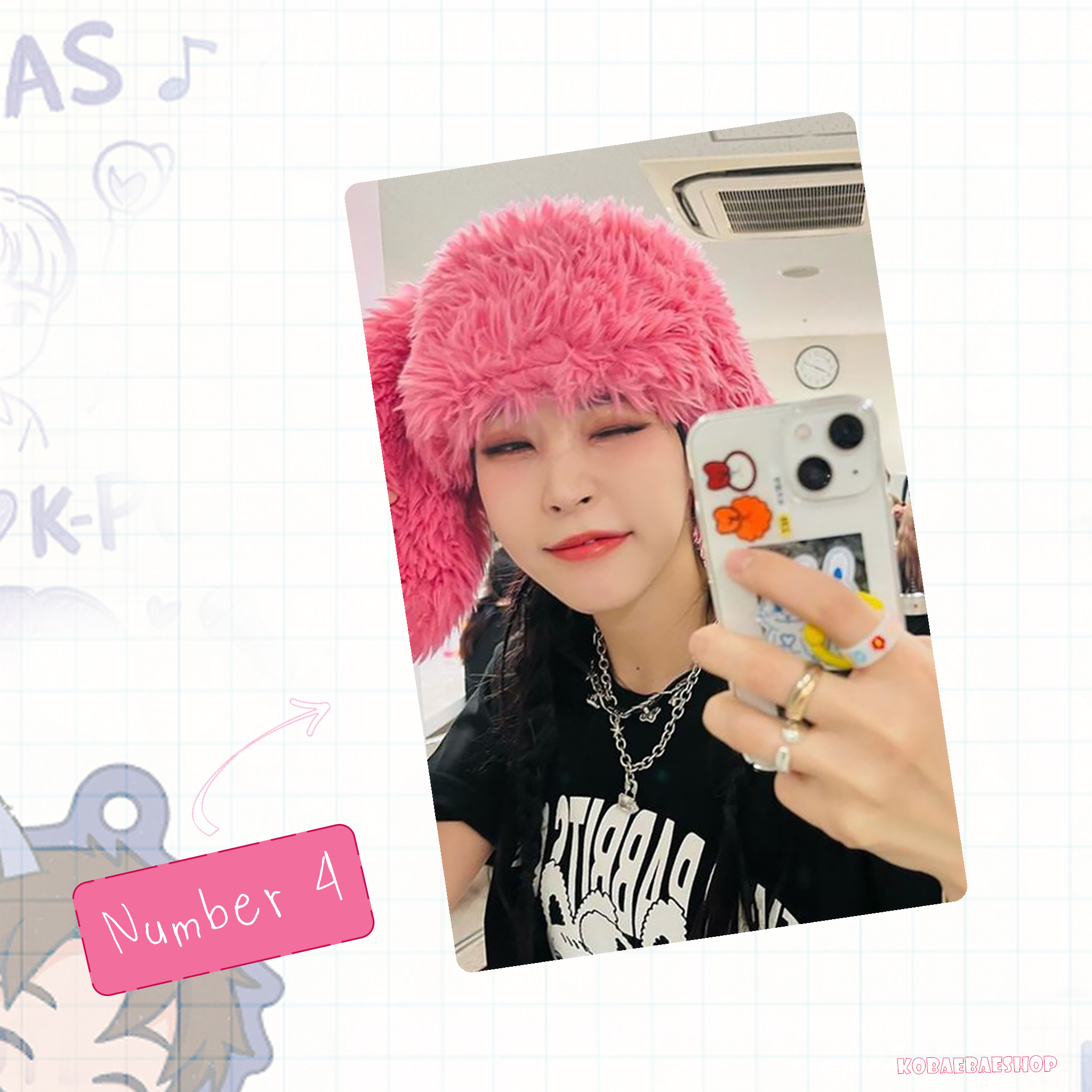 Mamoo - Moonbyul handmade photocards kpop inspired - Set 1