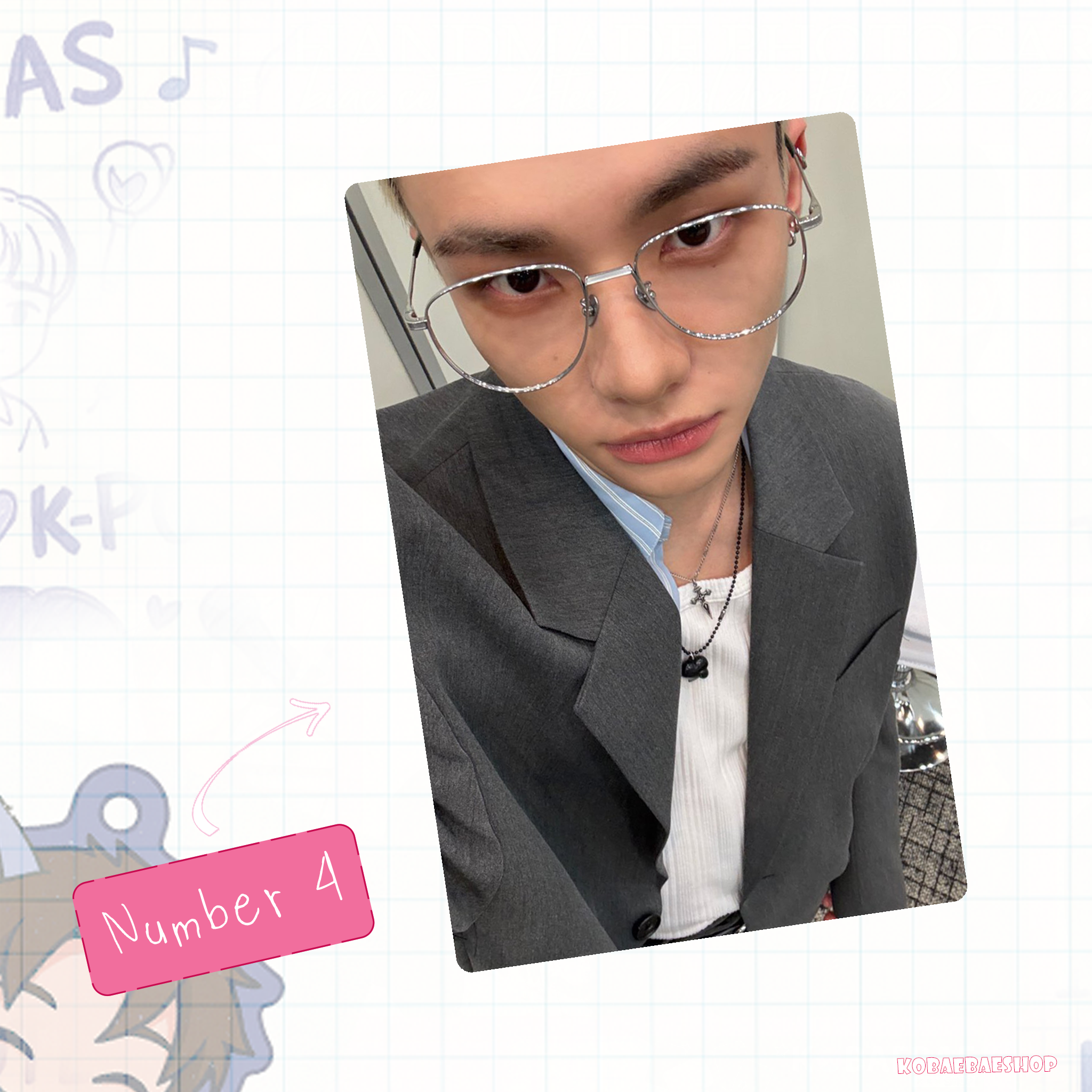 Skz - Hyune handmade photocards kpop inspired - Set 2