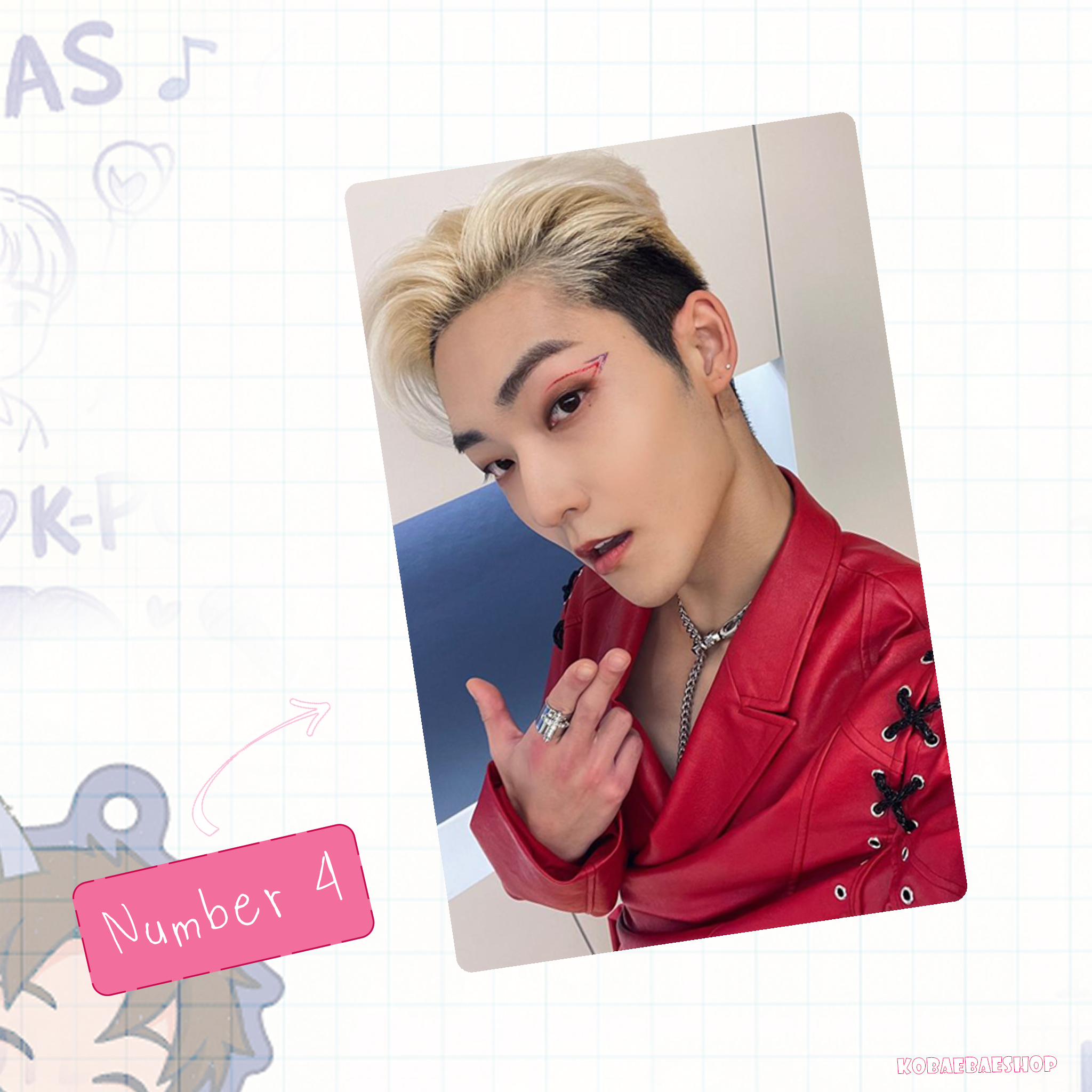 The Boyz - Kev handmade photocards kpop inspired - Set 1
