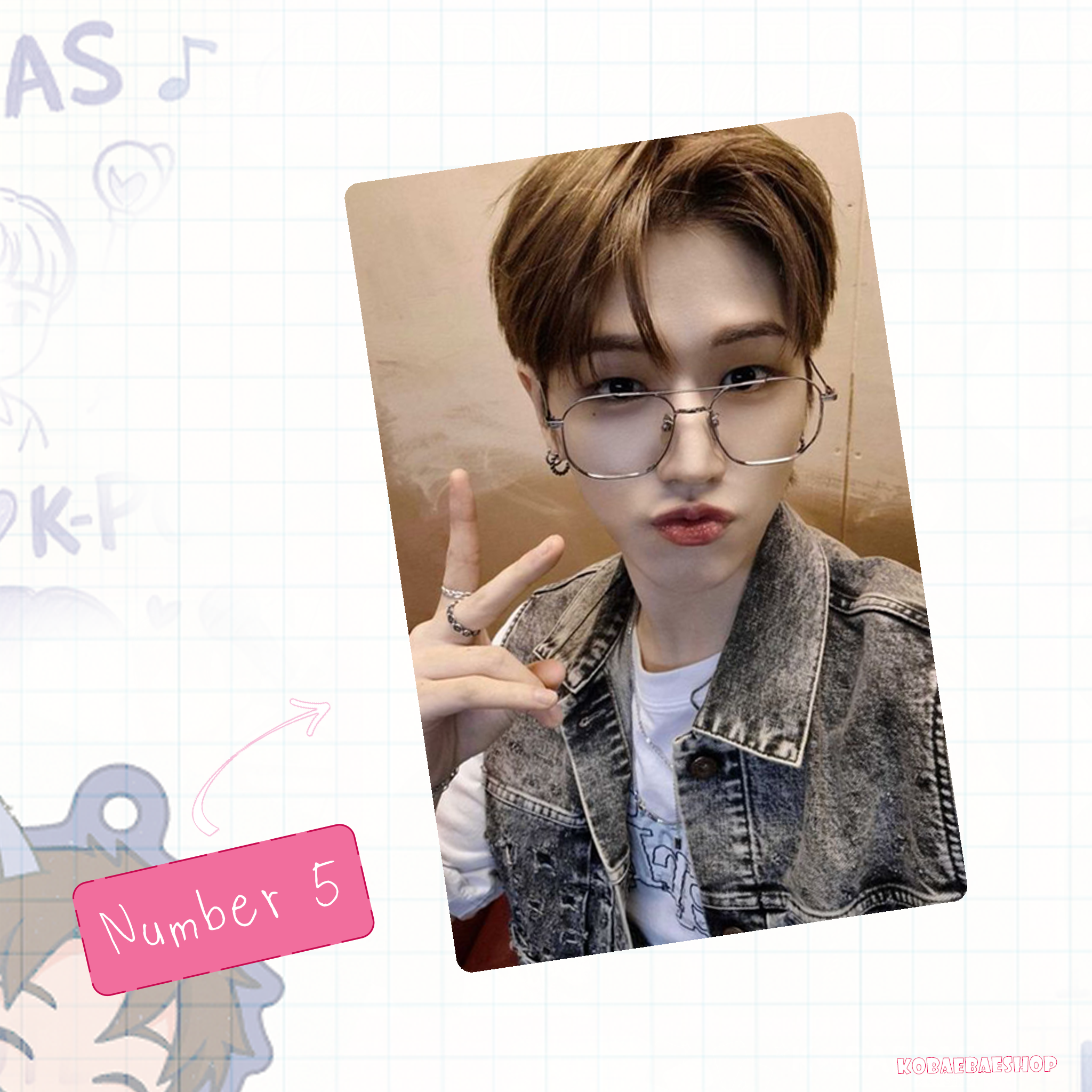 Boynextdoor - Riwoo handmade photocards kpop inspired - Set 1