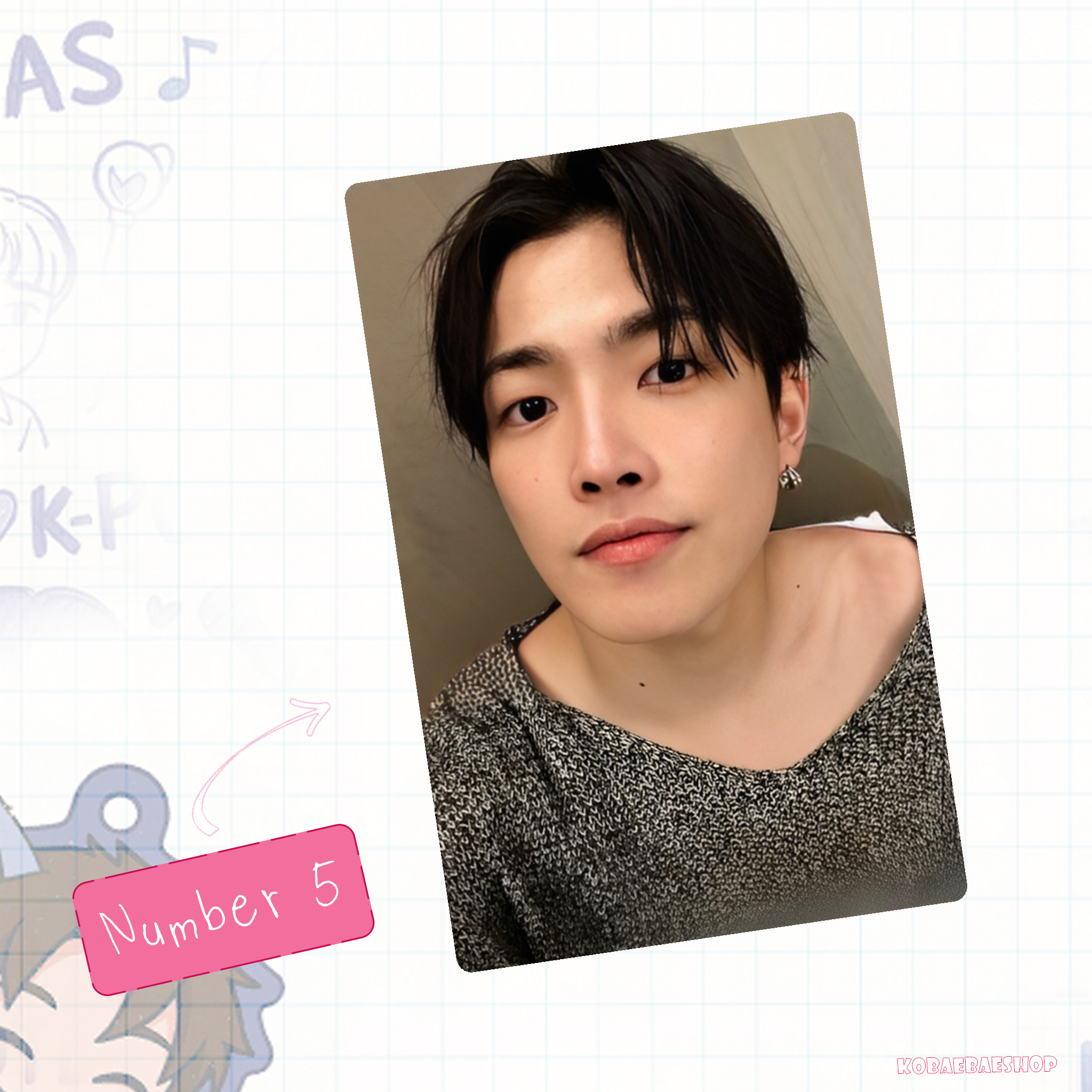 Atz - Joong Handmade photocards kpop inspired - Bias Set 2