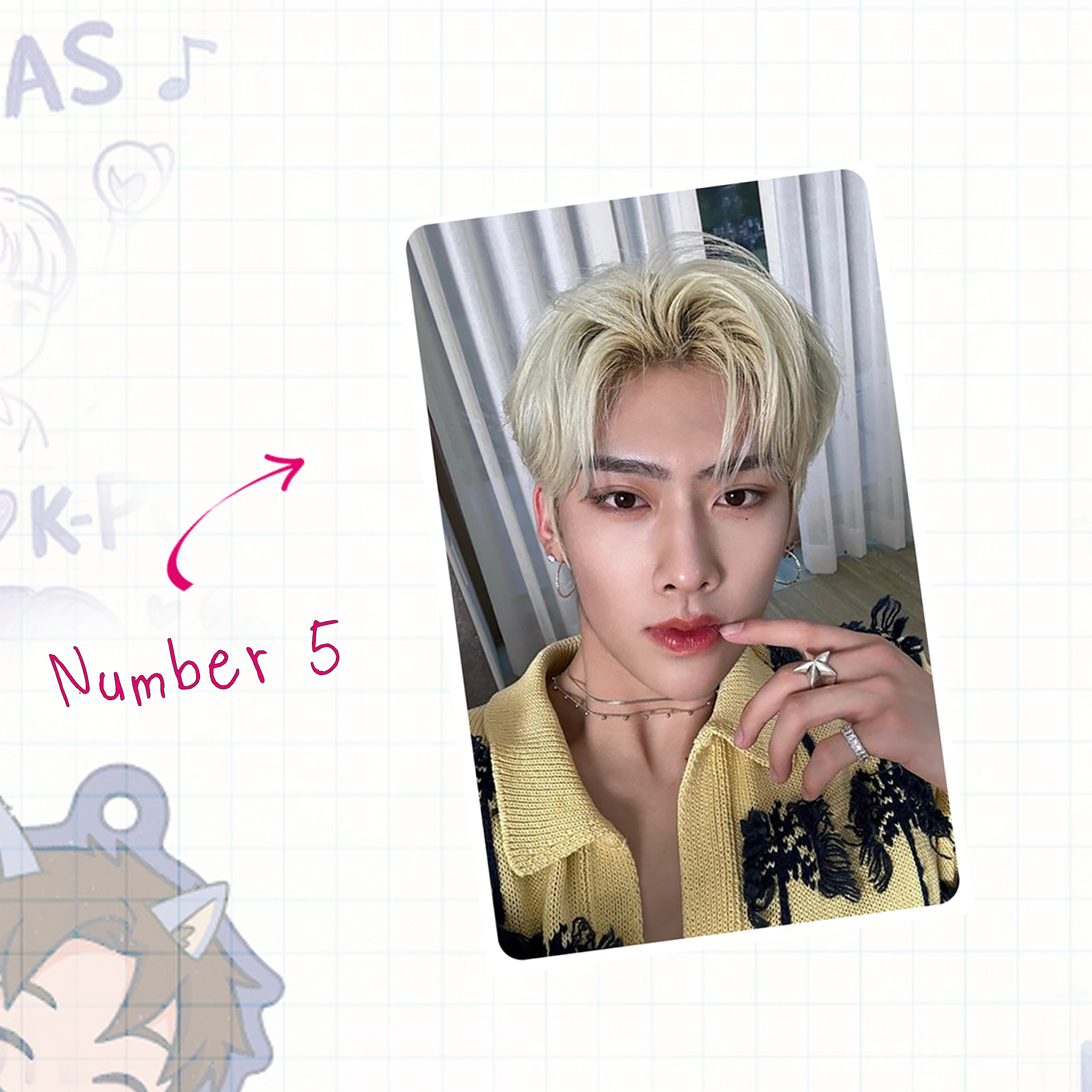 Zb1 - Rick Handmade photocards kpop inspired - Bias Set 1
