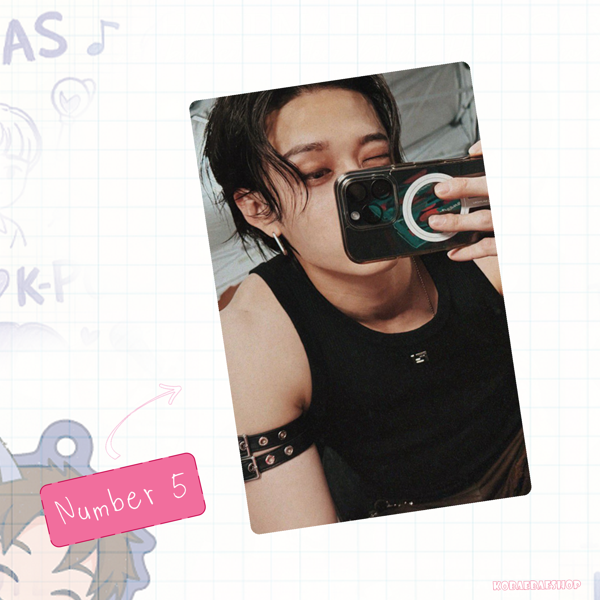 Skz - Chan handmade photocards kpop inspired - Set 2