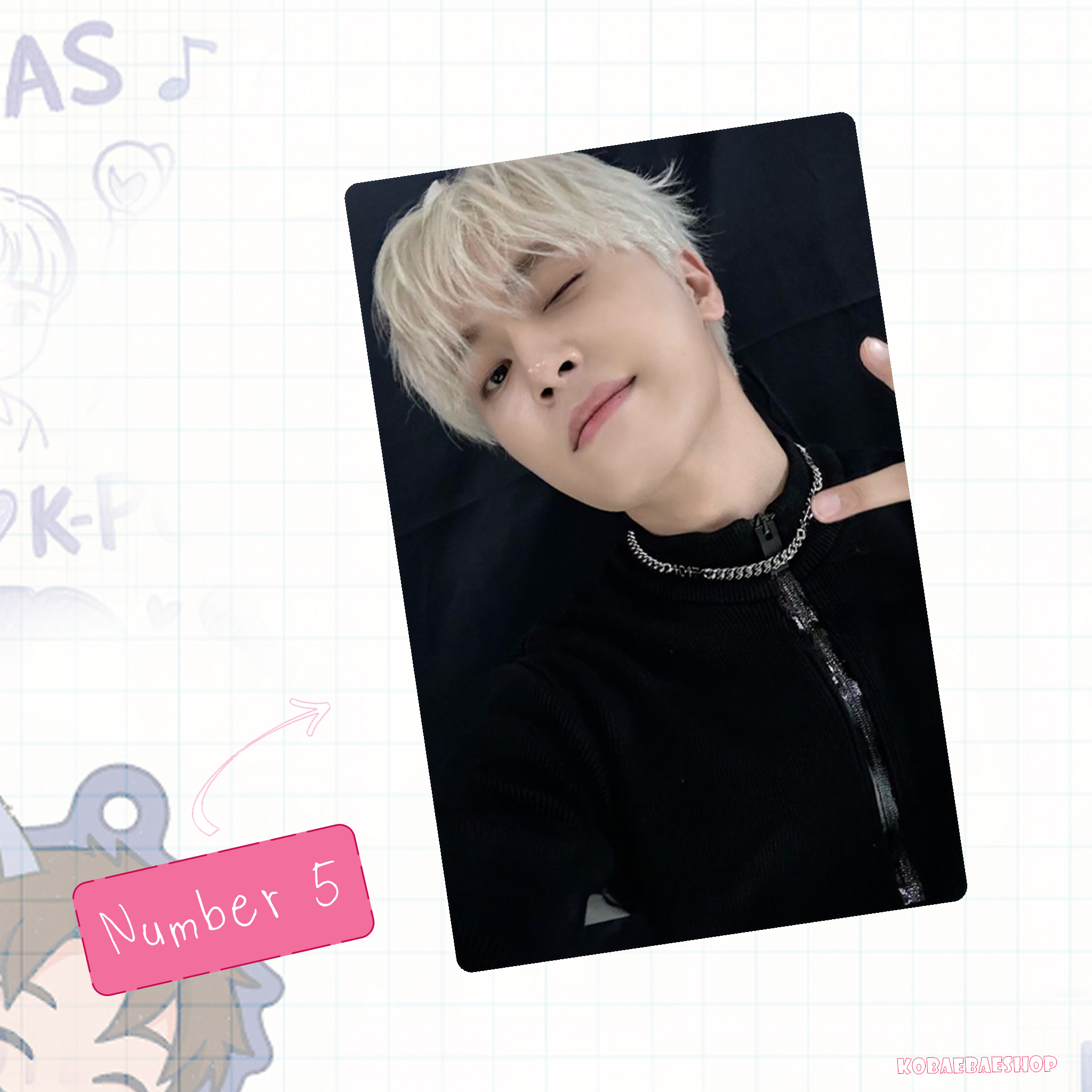 The Boyz - Nyeon handmade photocards kpop inspired - Set 1