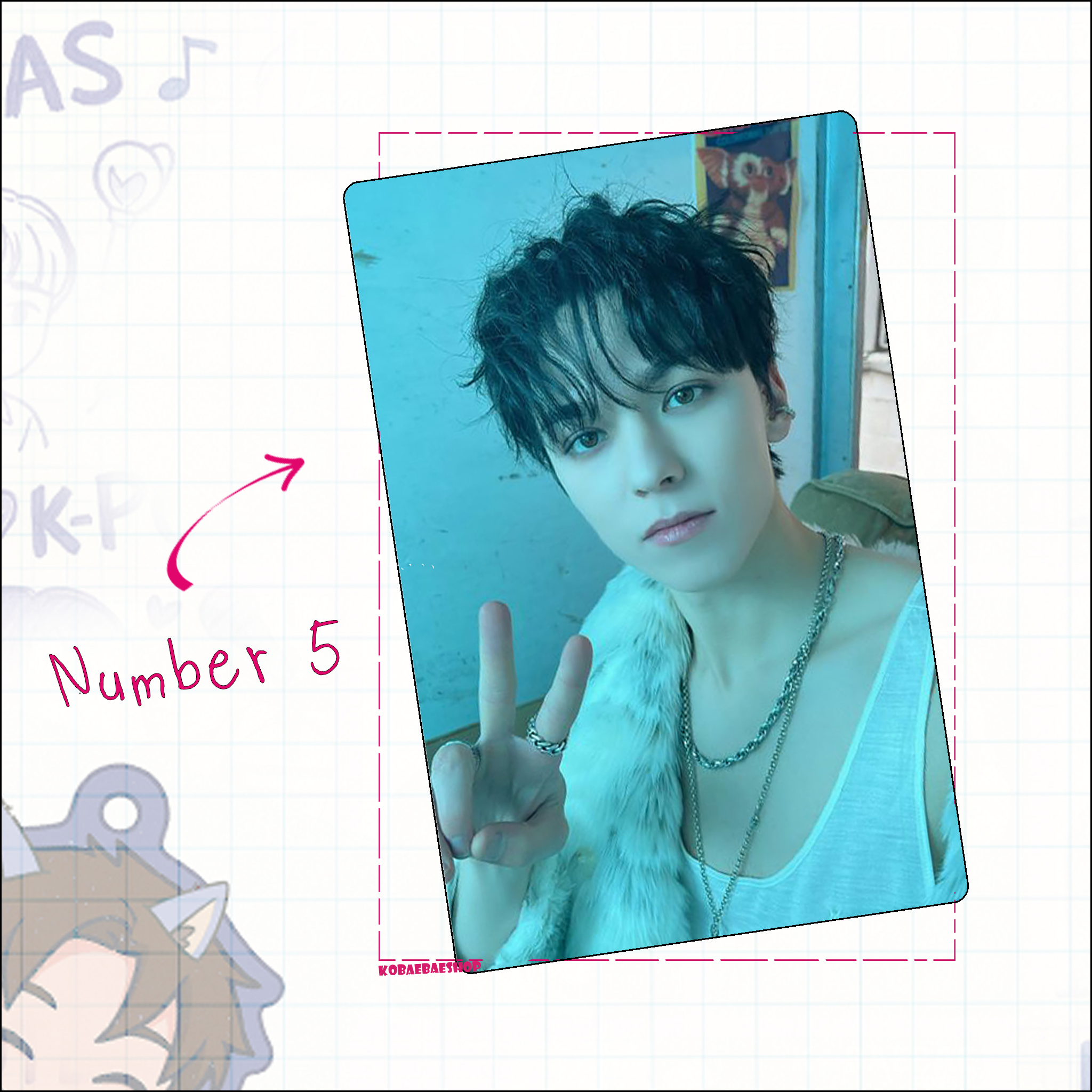 Svt - Vernon Handmade photocards kpop inspired - Bias Set 1