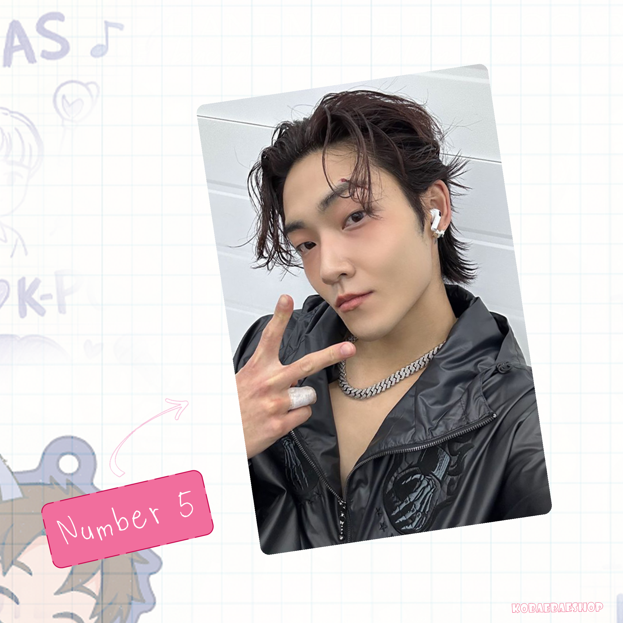 The Boyz - Kev handmade photocards kpop inspired - Set 1