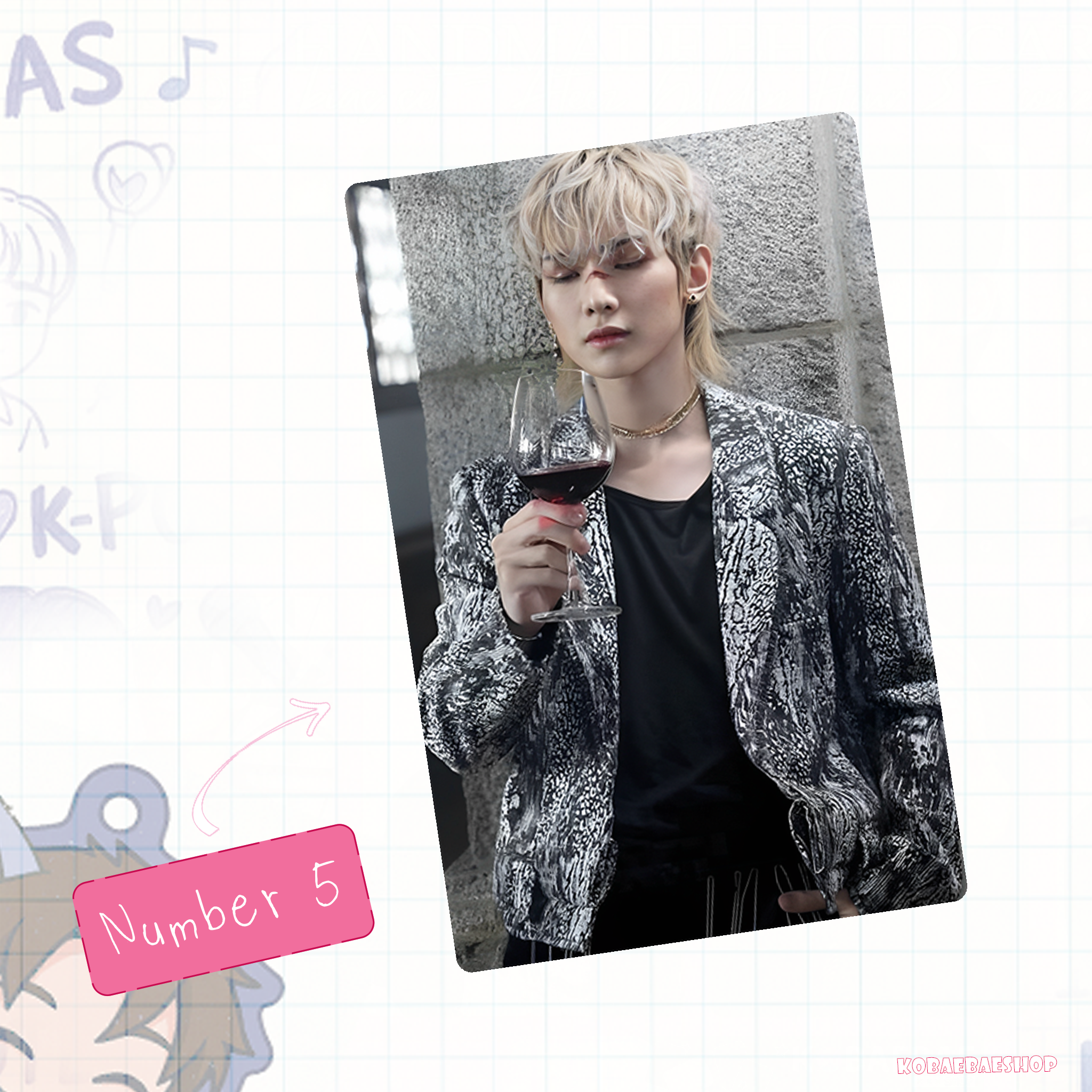 Atz - Yeo Handmade photocards kpop inspired - Bias Set 2