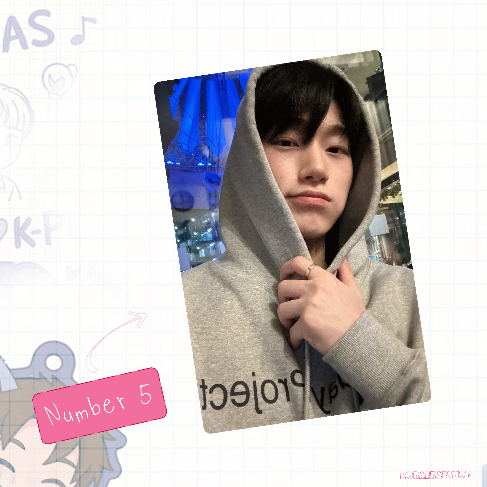 Atz - San Handmade photocards kpop inspired - Bias Set 2