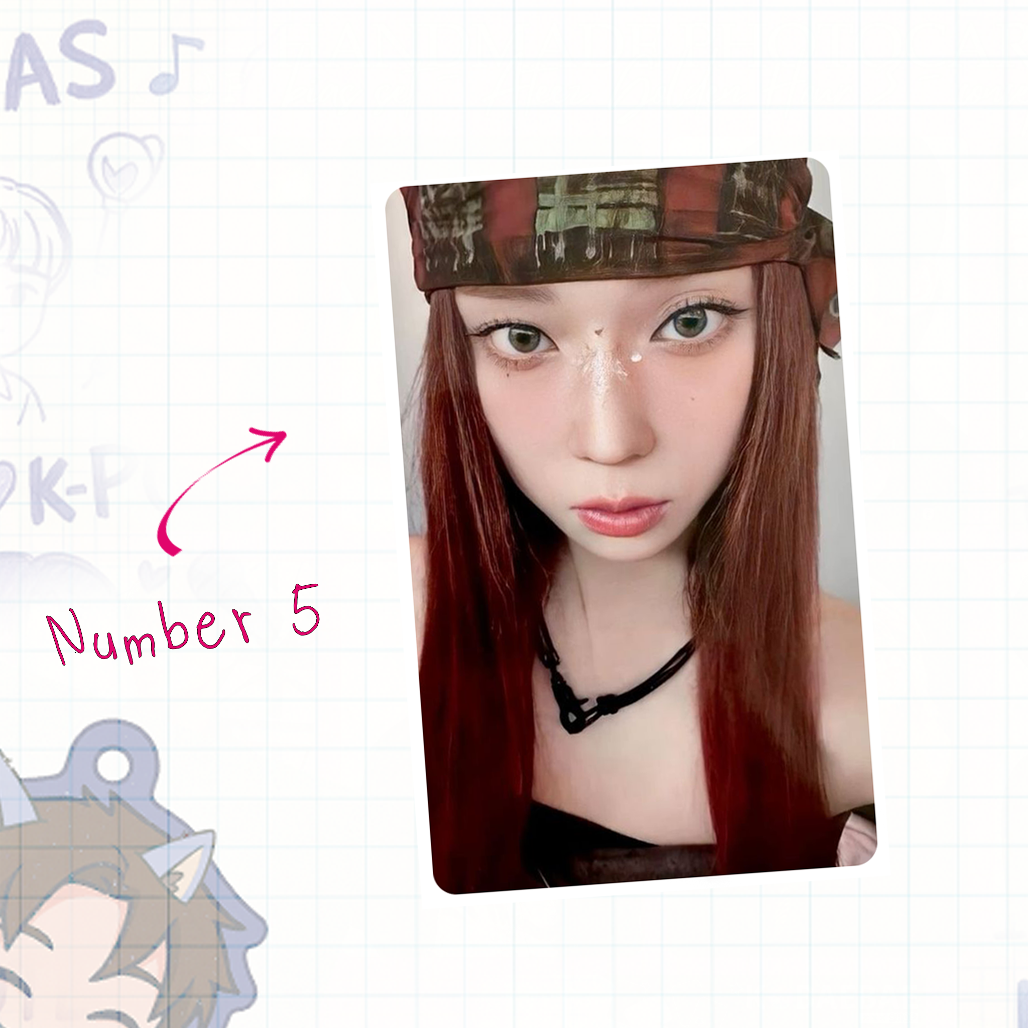 Aesp - Winnie handmade photocards kpop inspired - Set 1