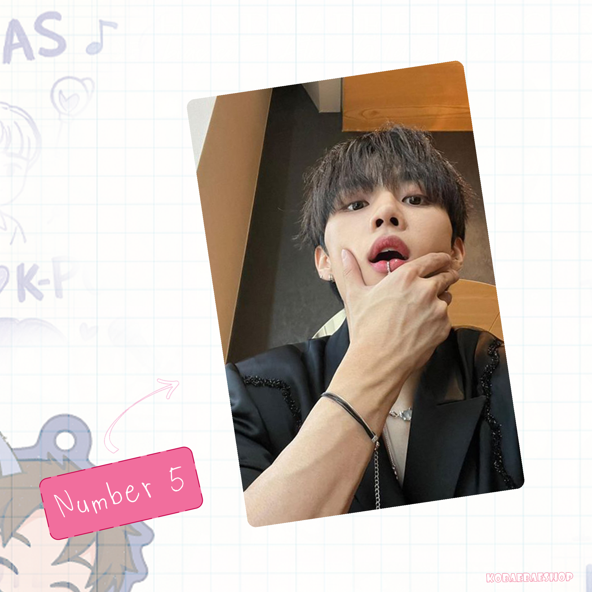 The Boyz - Sunwoo handmade photocards kpop inspired - Set 1
