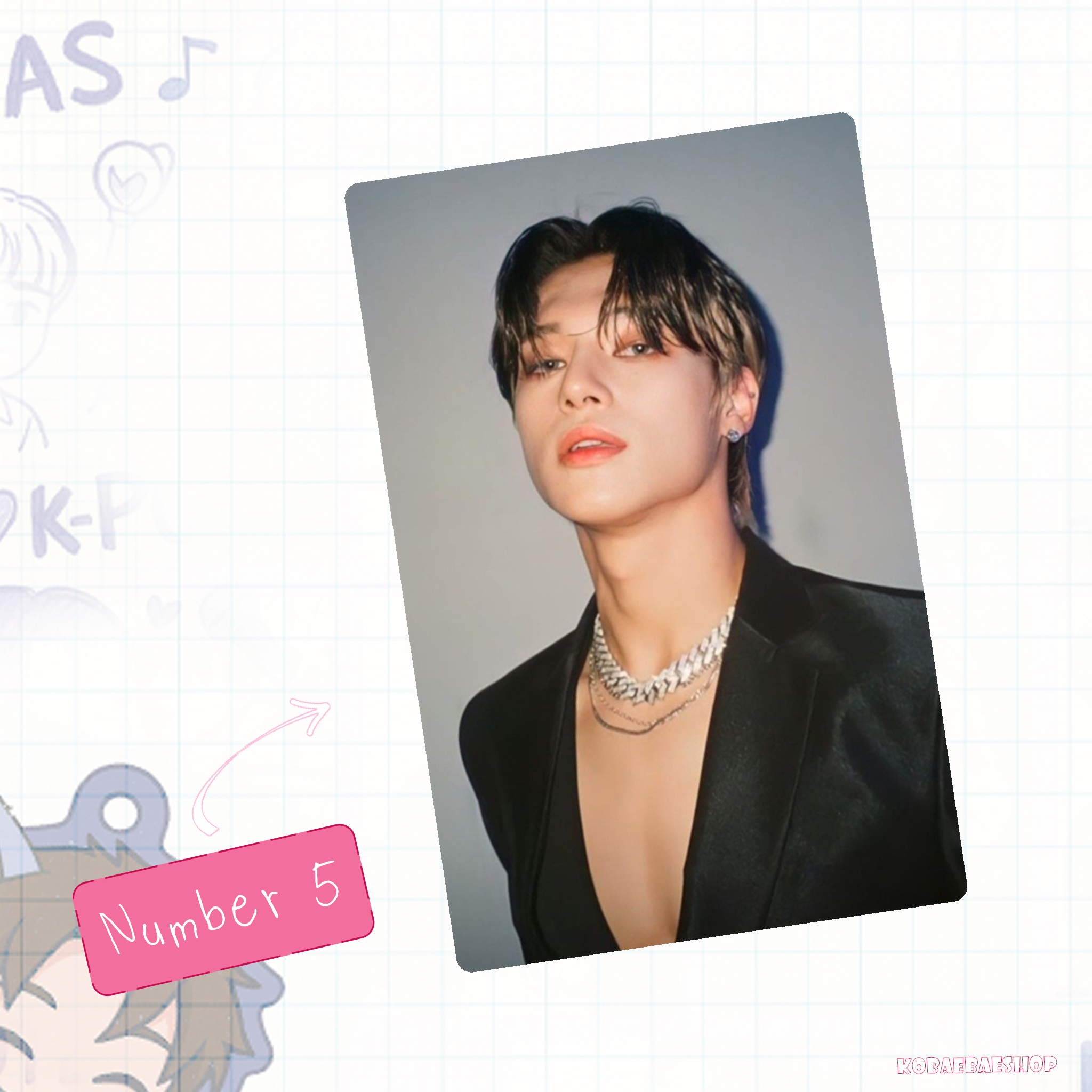 Atz - Woo Handmade photocards kpop inspired - Bias Set 2