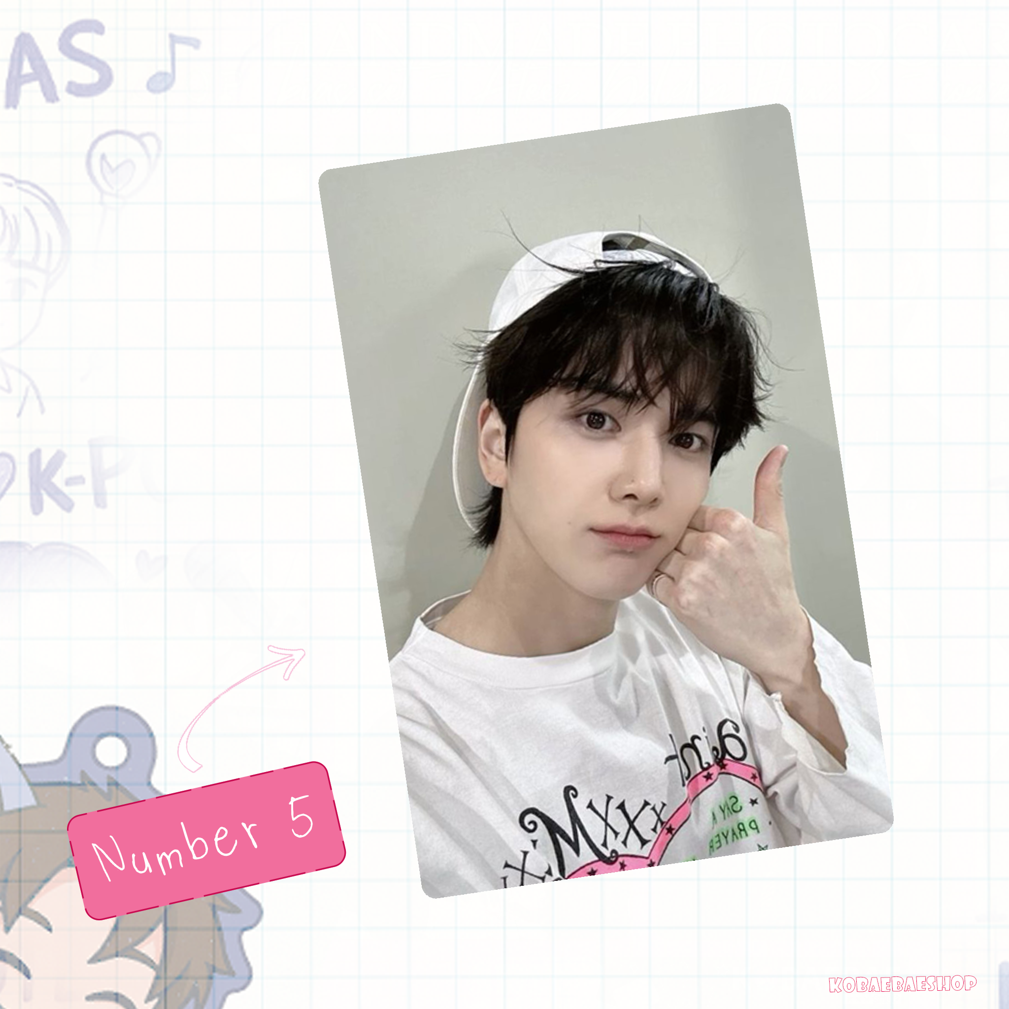 The Boyz - Younghoon handmade photocards kpop inspired - Set 1