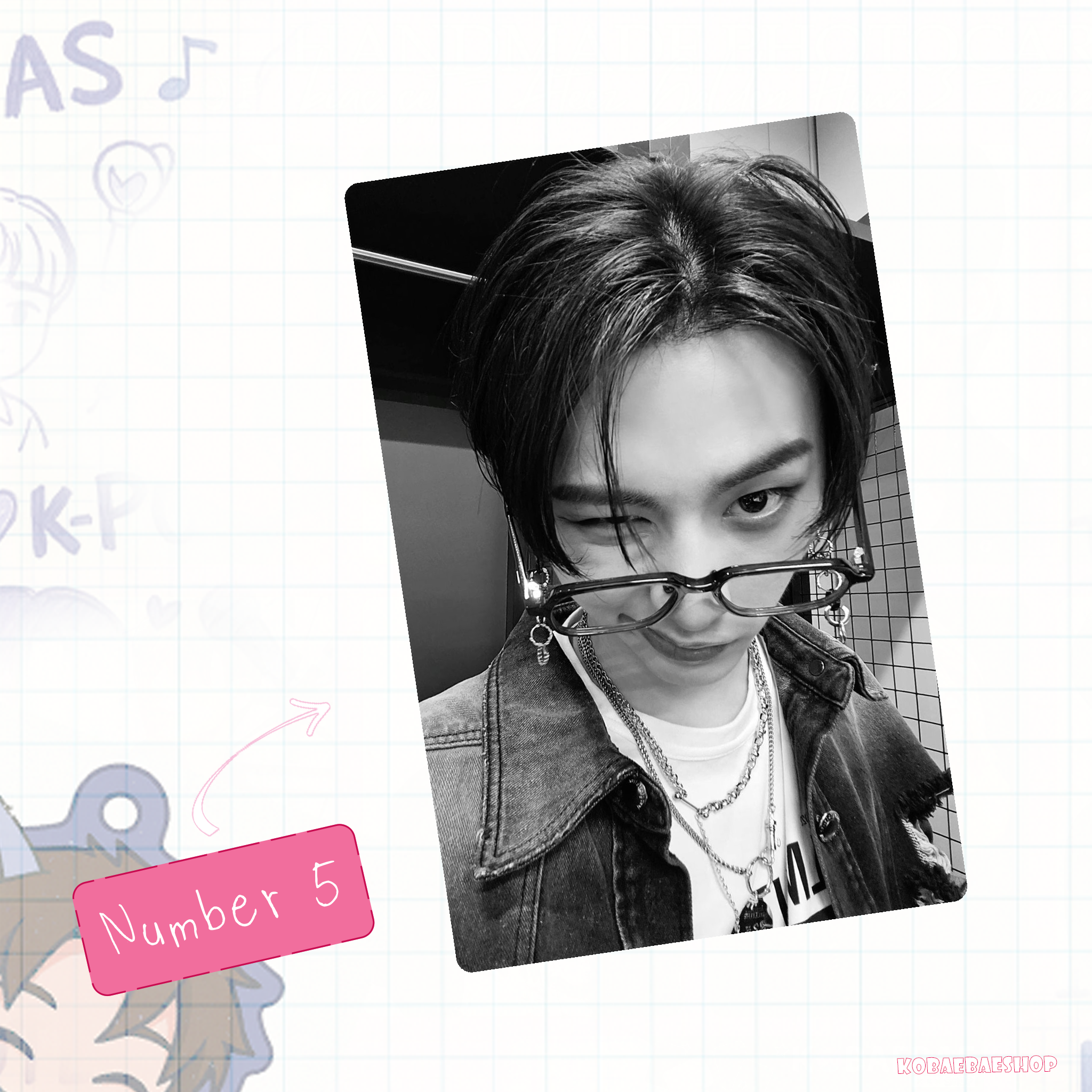 Boynextdoor - Taesan handmade photocards kpop inspired - Set 1