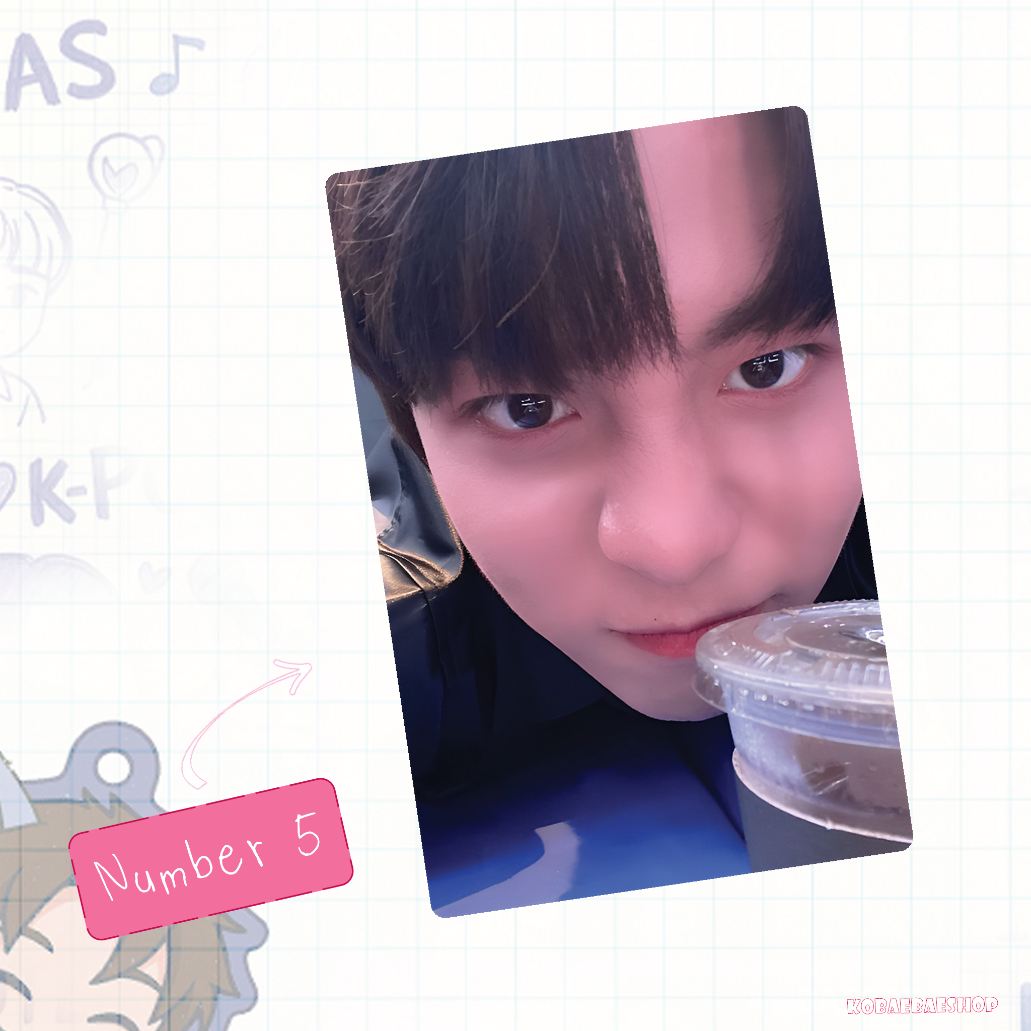 Atz - Jongh Handmade photocards kpop inspired - Bias Set 2