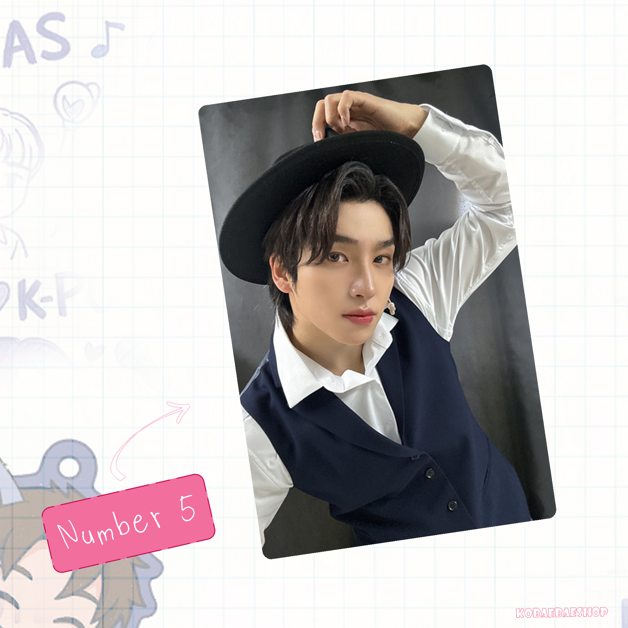 The Boyz - Sangyeon handmade photocards kpop inspired - Set 1
