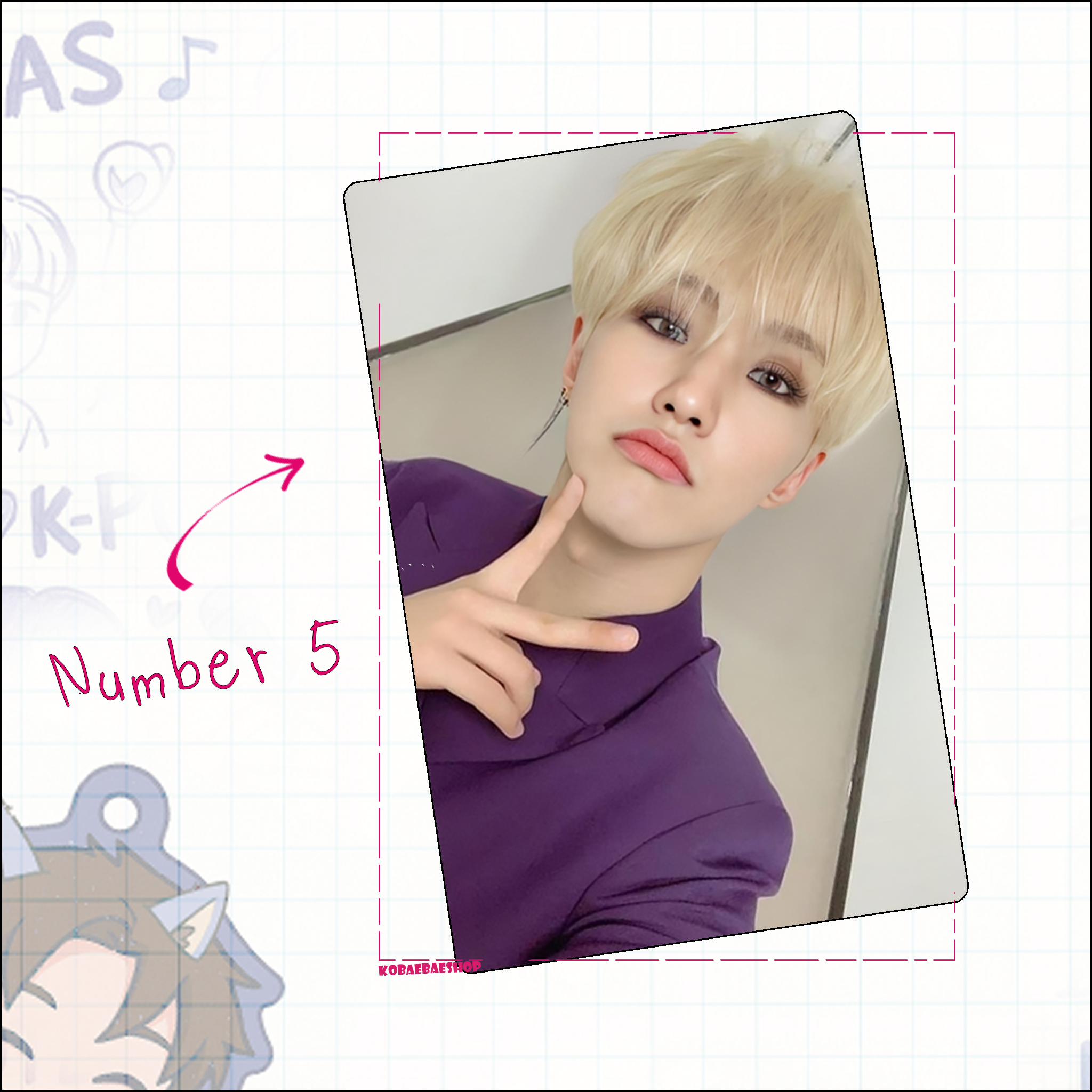 Svt - Shi Handmade photocards kpop inspired - Bias Set 1