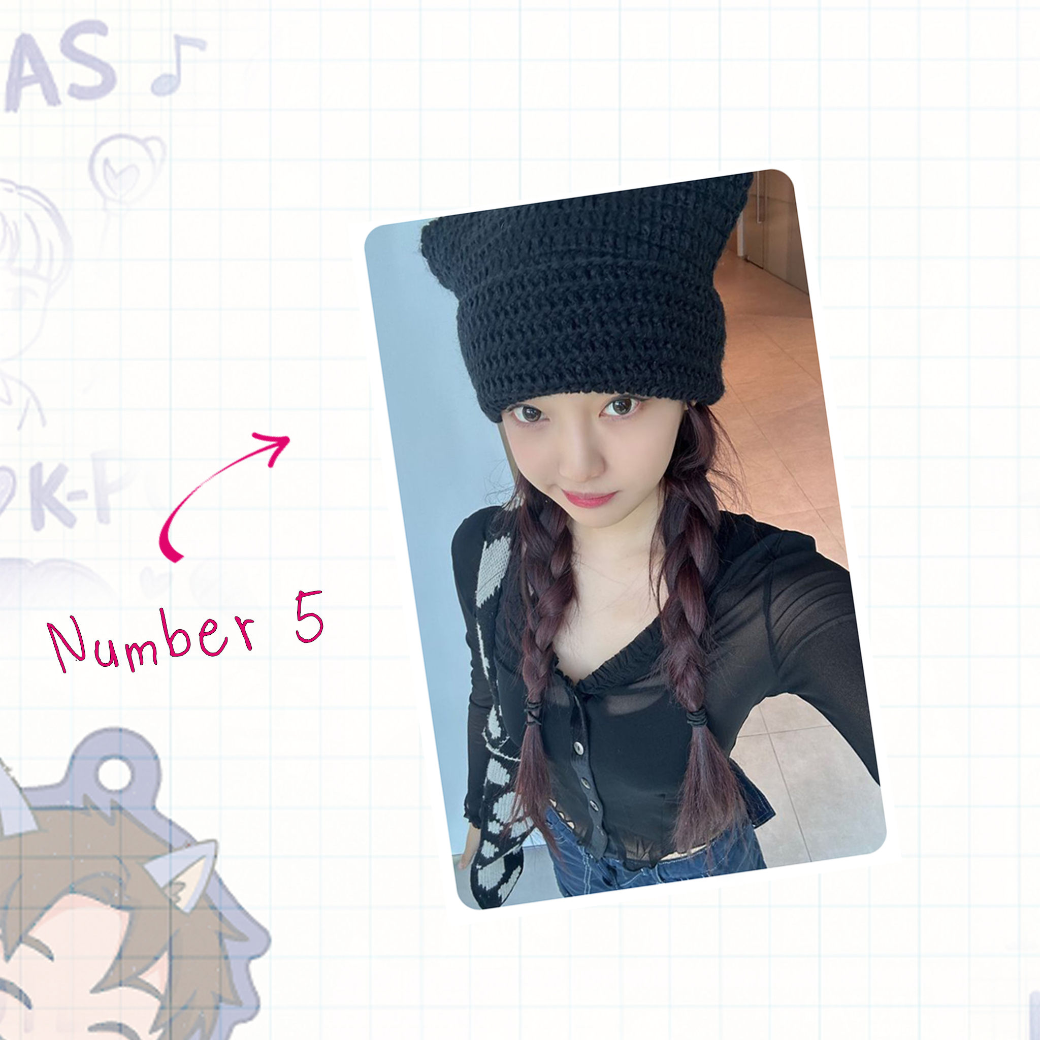 Aesp - Ning handmade photocards kpop inspired - Set 1