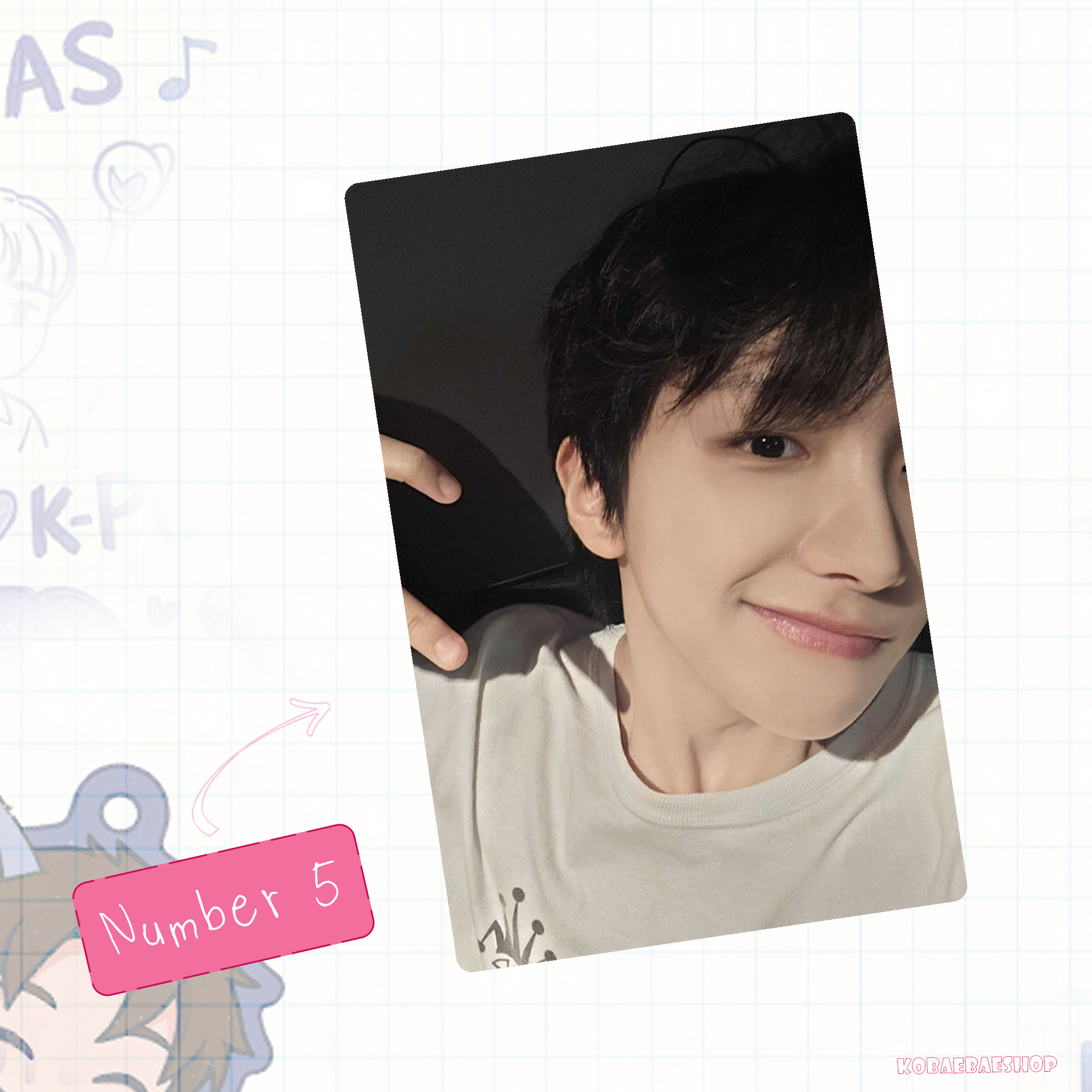 Boynextdoor - Woonhak handmade photocards kpop inspired - Set 1