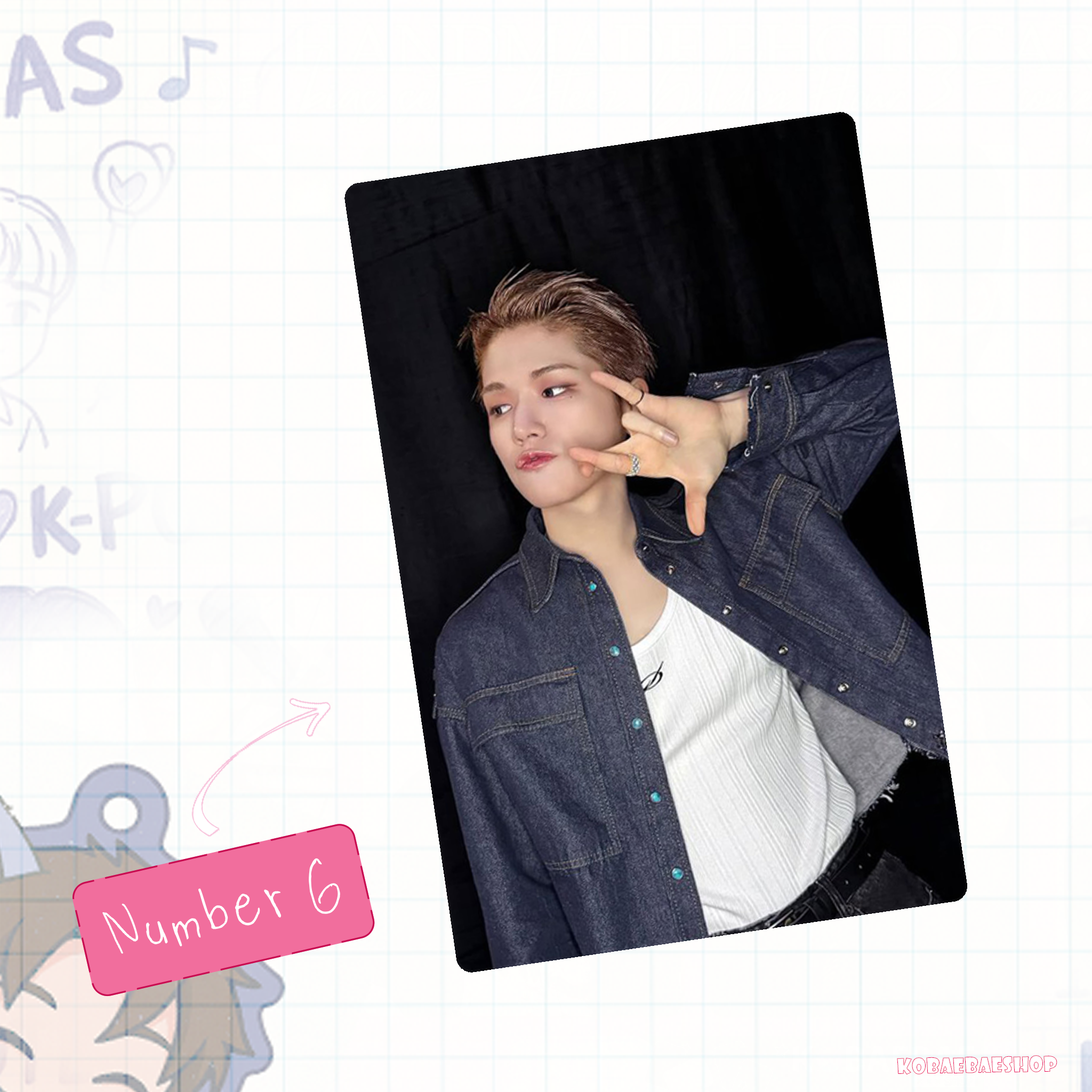 Boynextdoor - Riwoo handmade photocards kpop inspired - Set 1