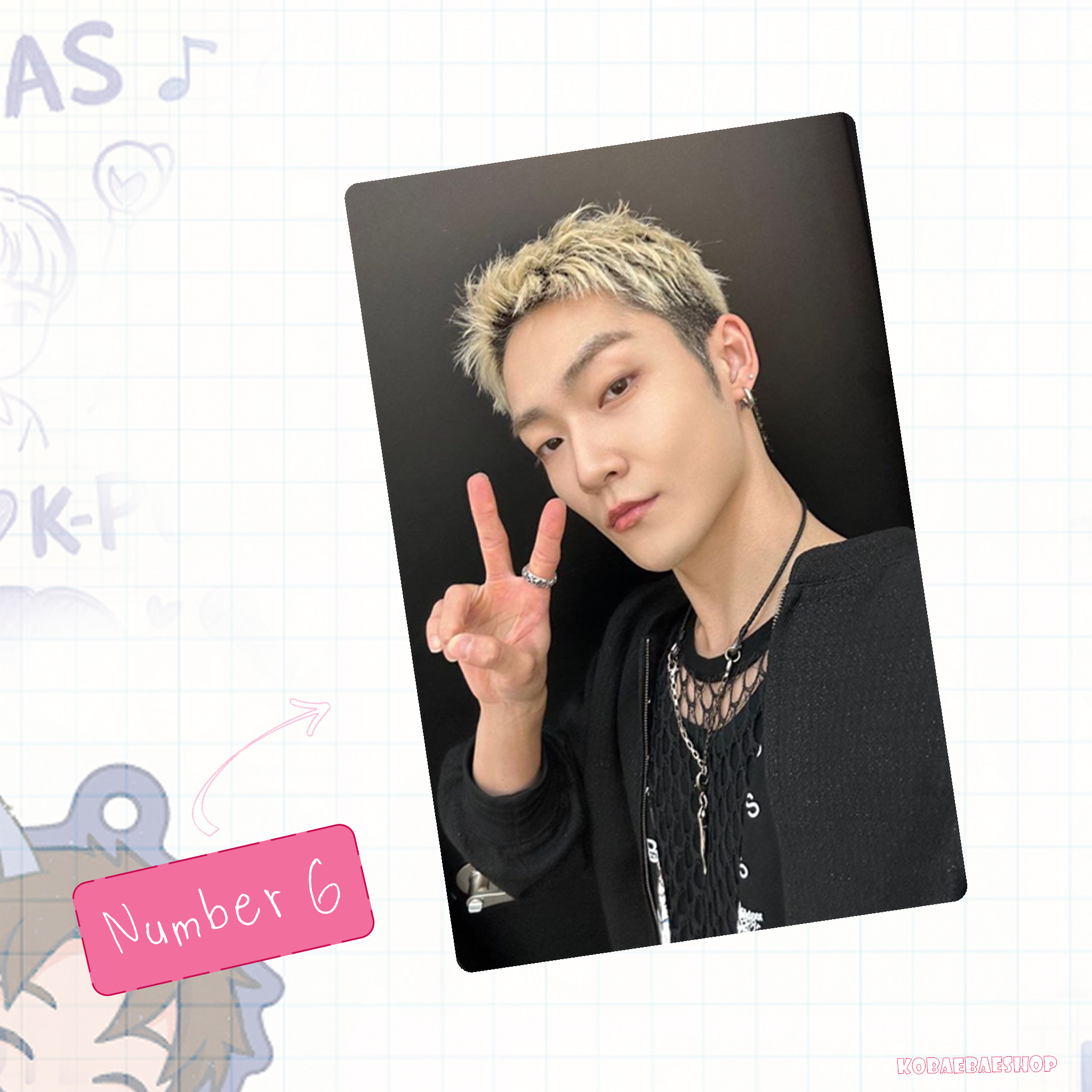 The Boyz - Kev handmade photocards kpop inspired - Set 1