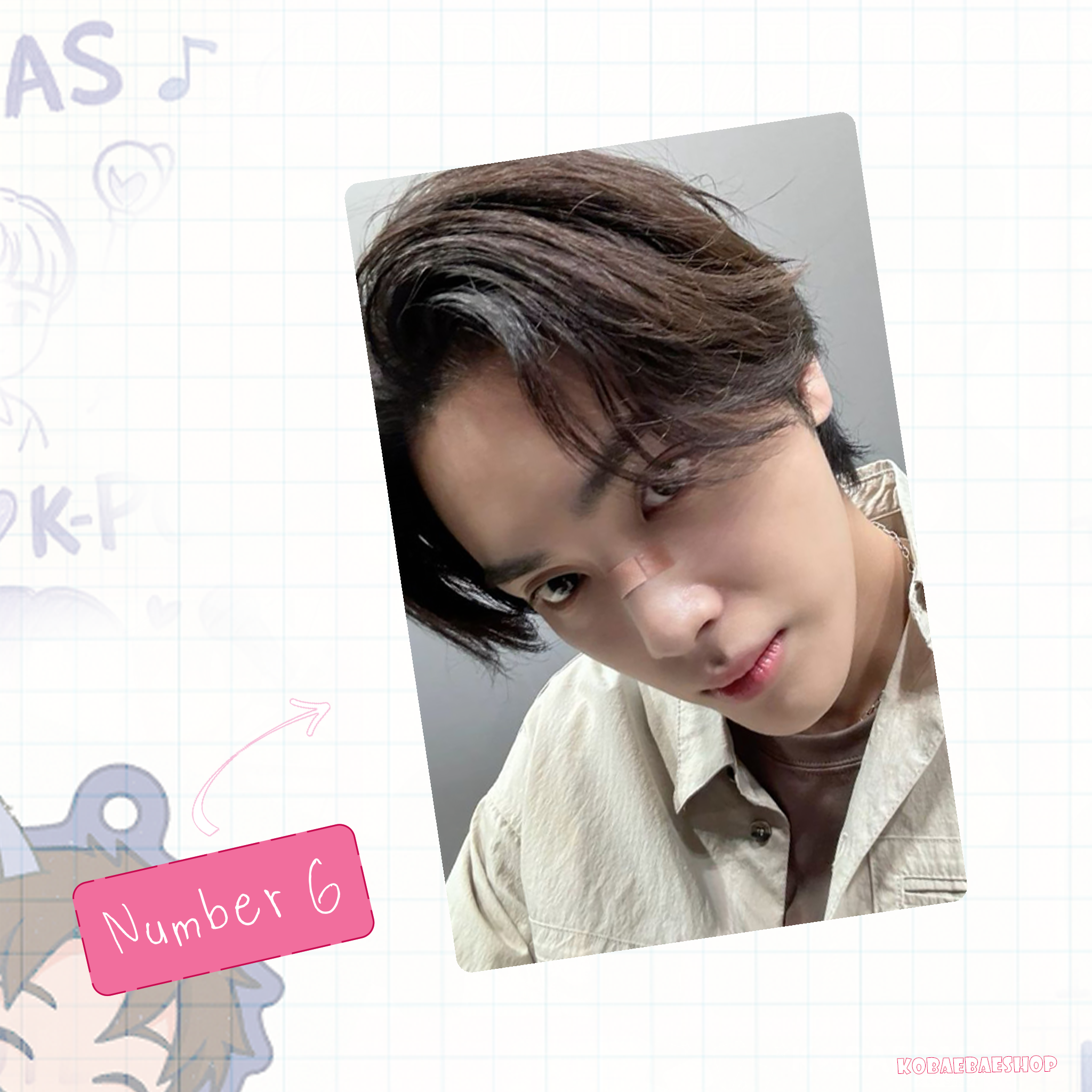 The Boyz - Nyeon handmade photocards kpop inspired - Set 1