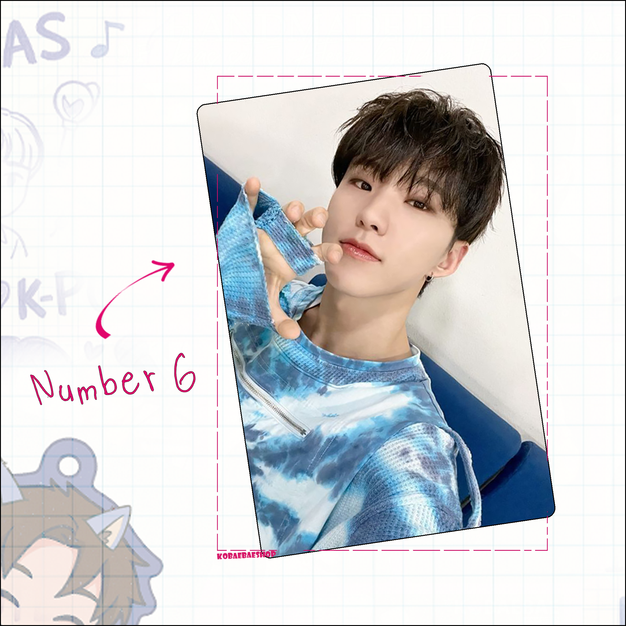 Svt - Shi Handmade photocards kpop inspired - Bias Set 1