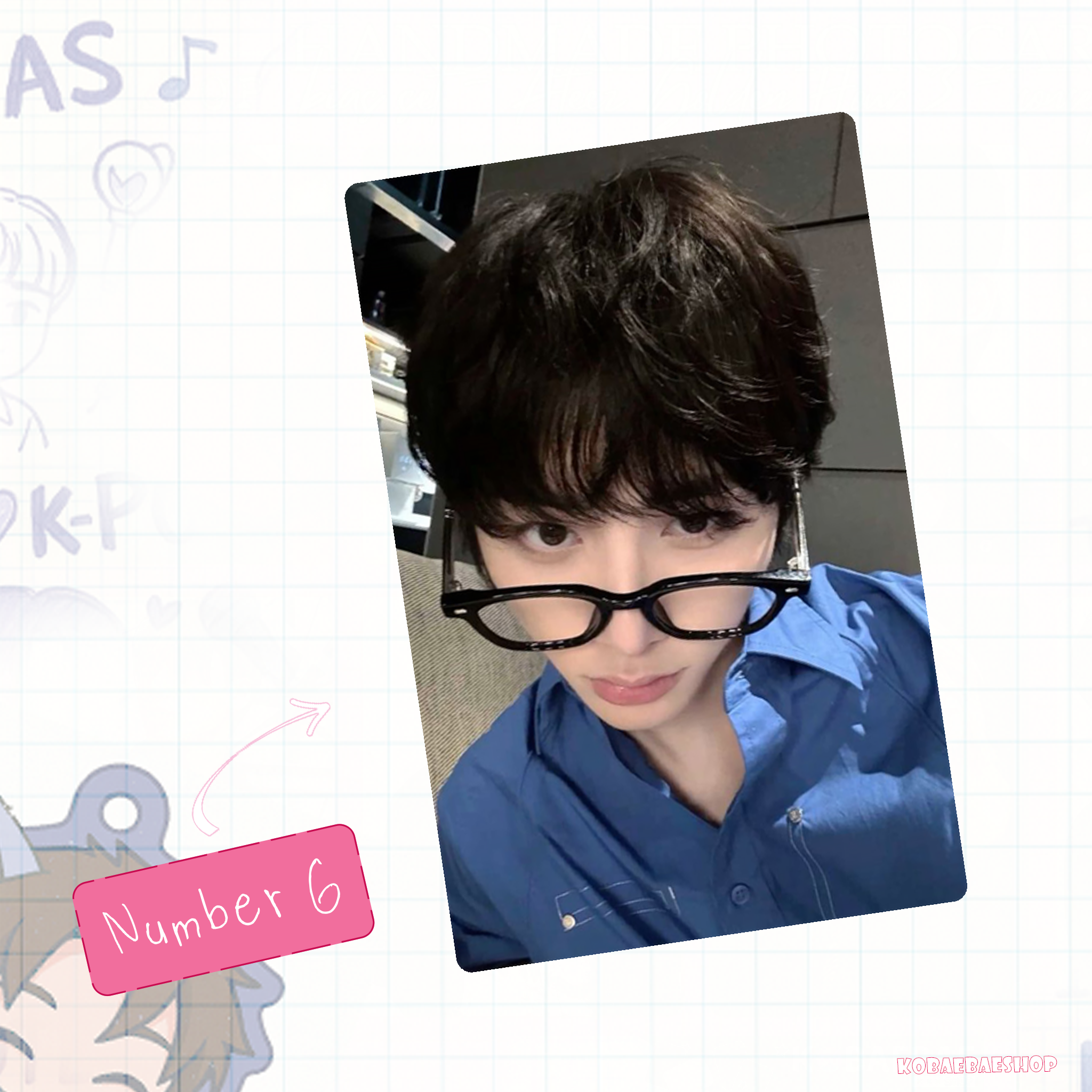 Boynextdoor - Taesan handmade photocards kpop inspired - Set 1