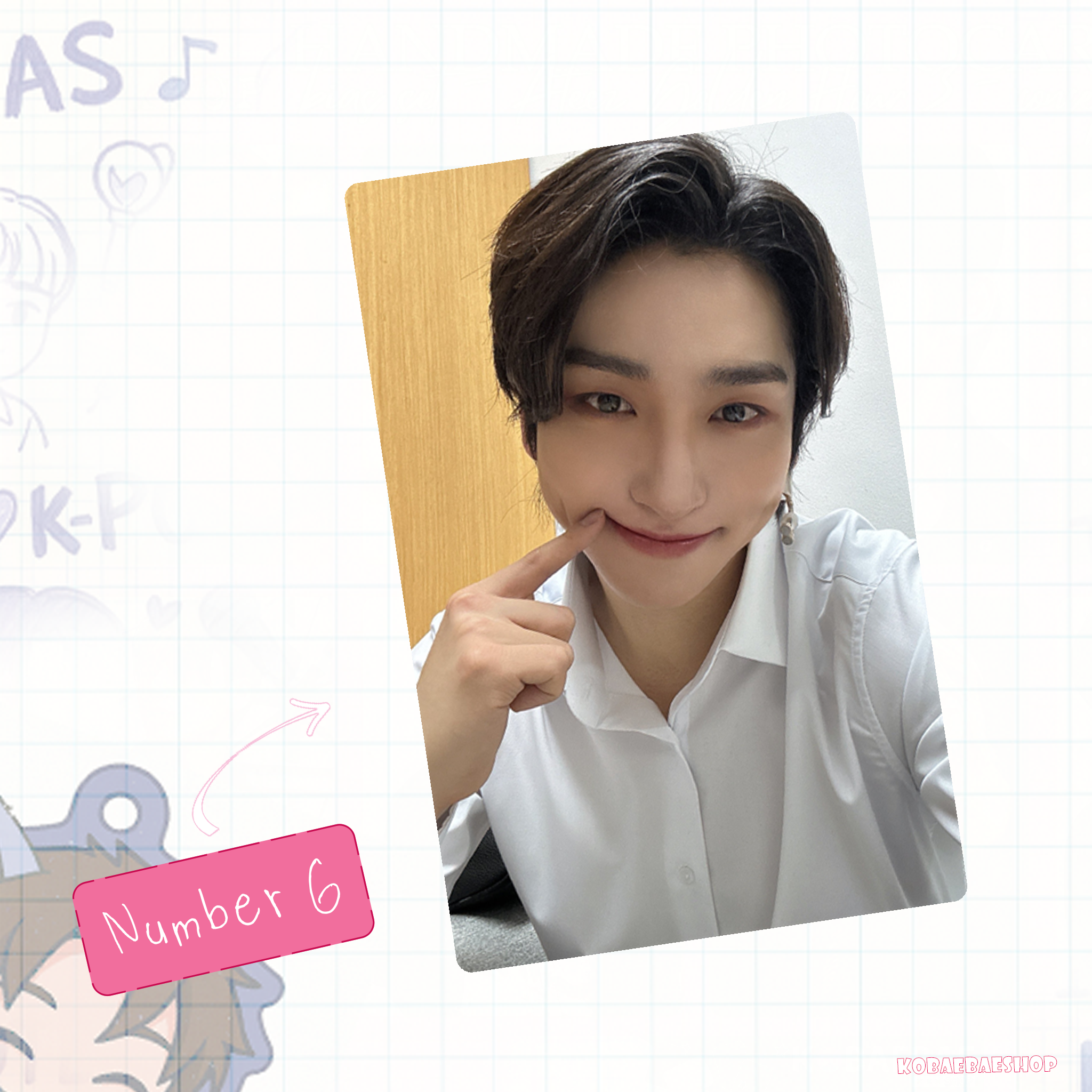 The Boyz - Sangyeon handmade photocards kpop inspired - Set 1