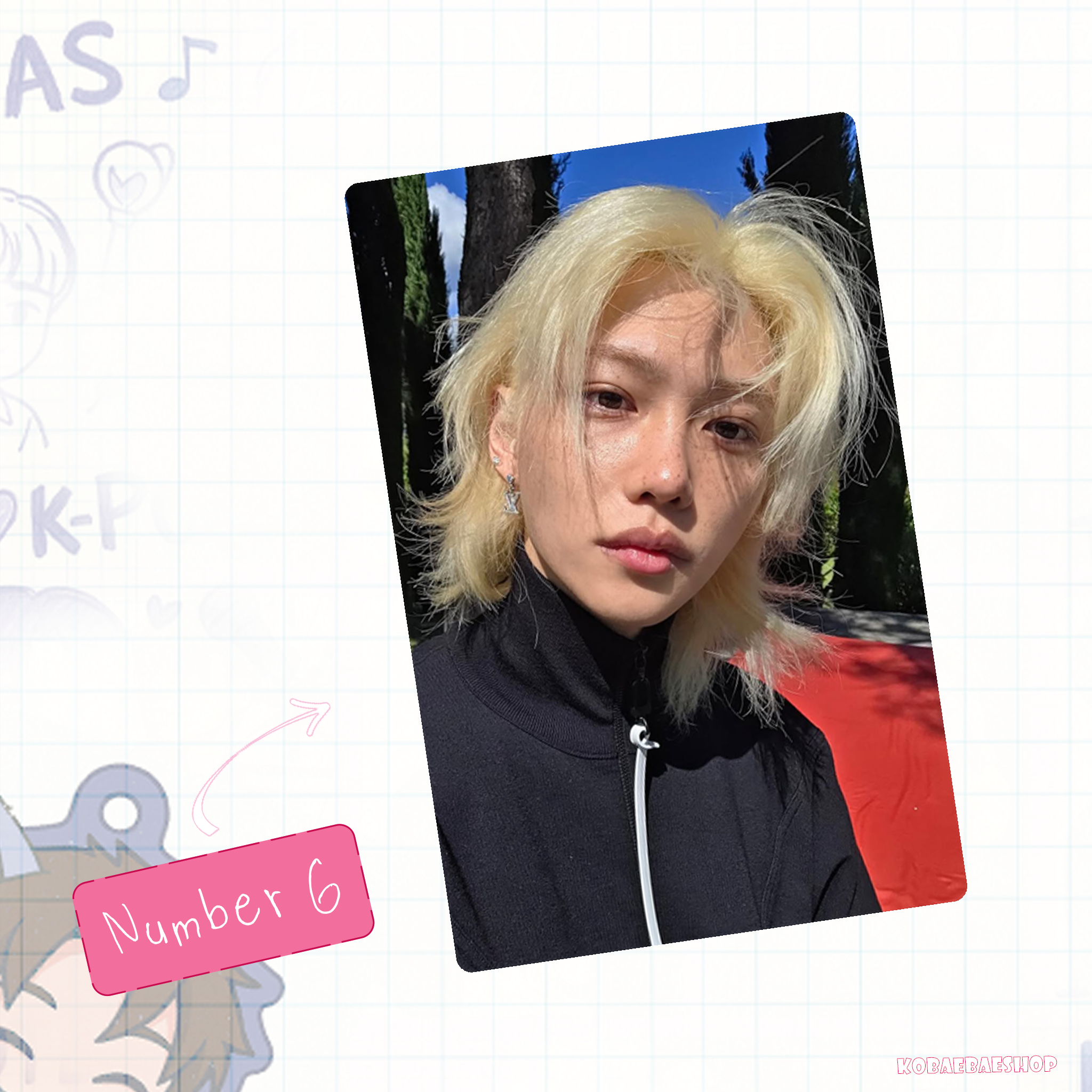 Skz - Lix handmade photocards kpop inspired - Set 2