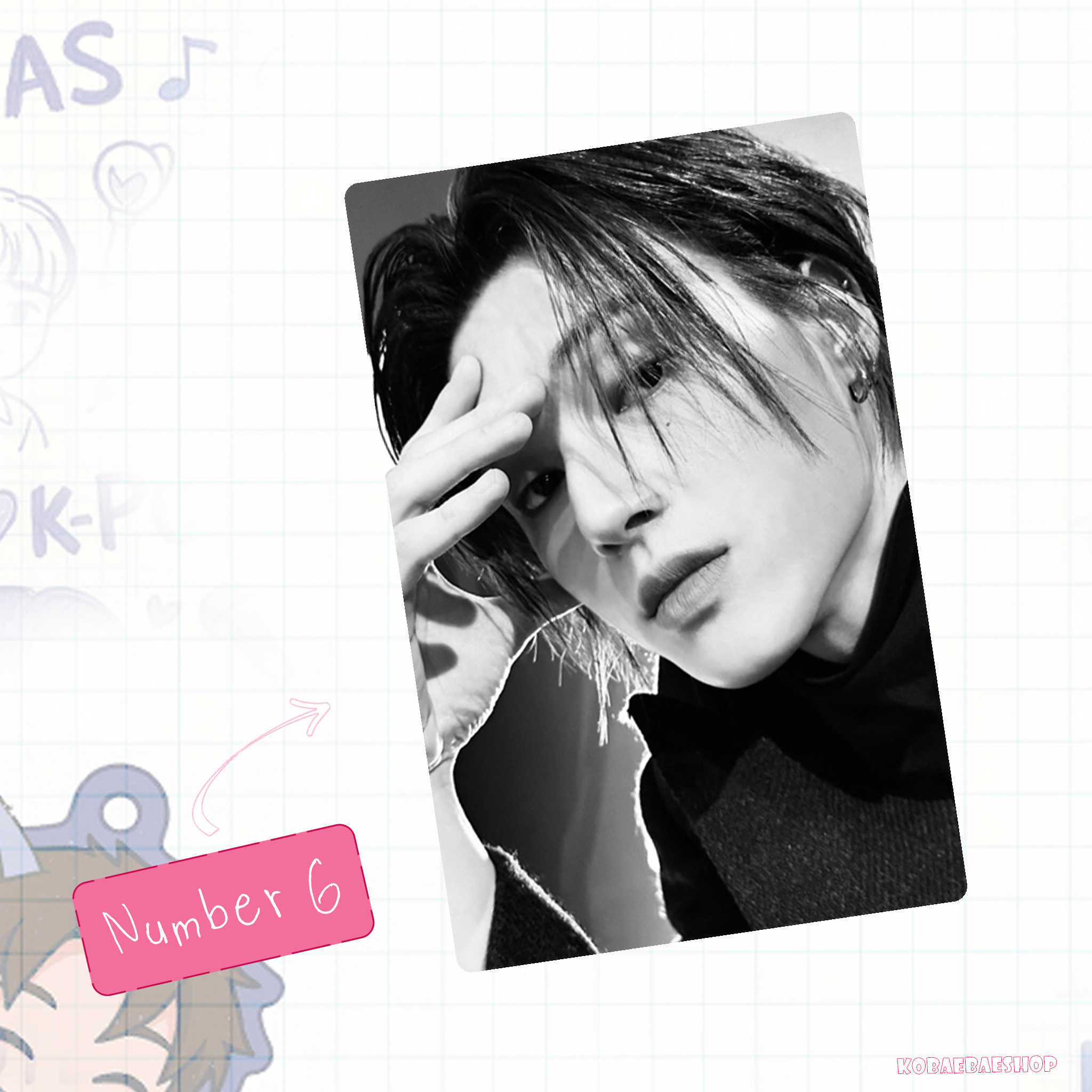 Atz - Woo Handmade photocards kpop inspired - Bias Set 2