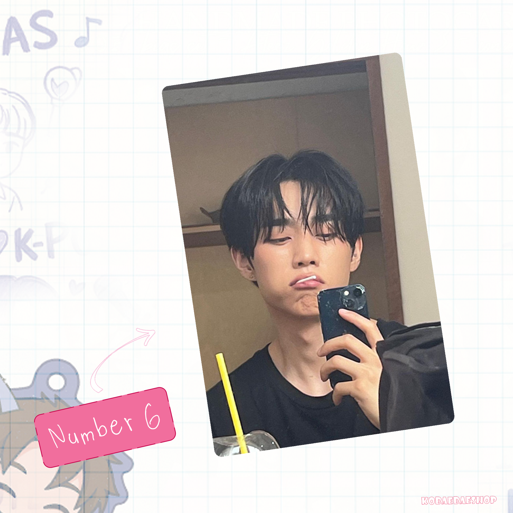 The Boyz - Sunwoo handmade photocards kpop inspired - Set 1
