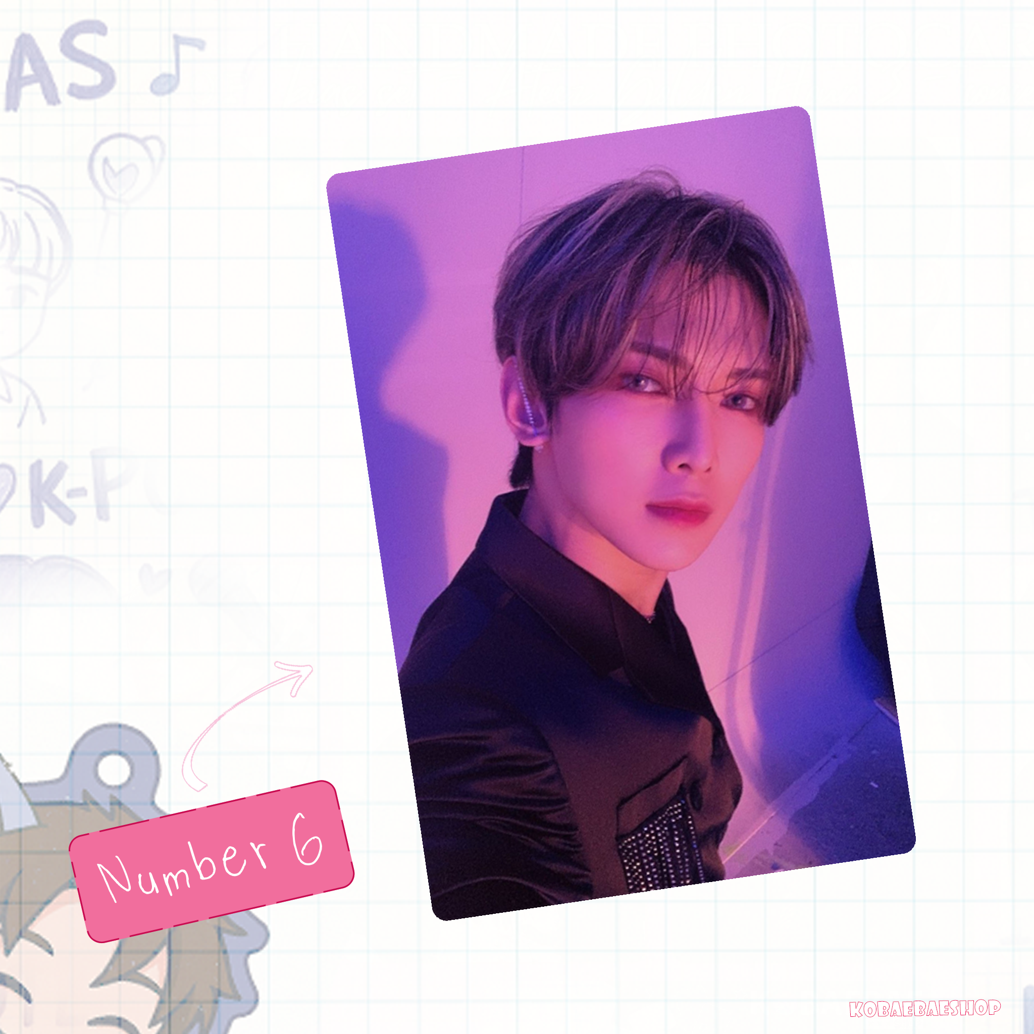 Atz - Yeo Handmade photocards kpop inspired - Bias Set 2