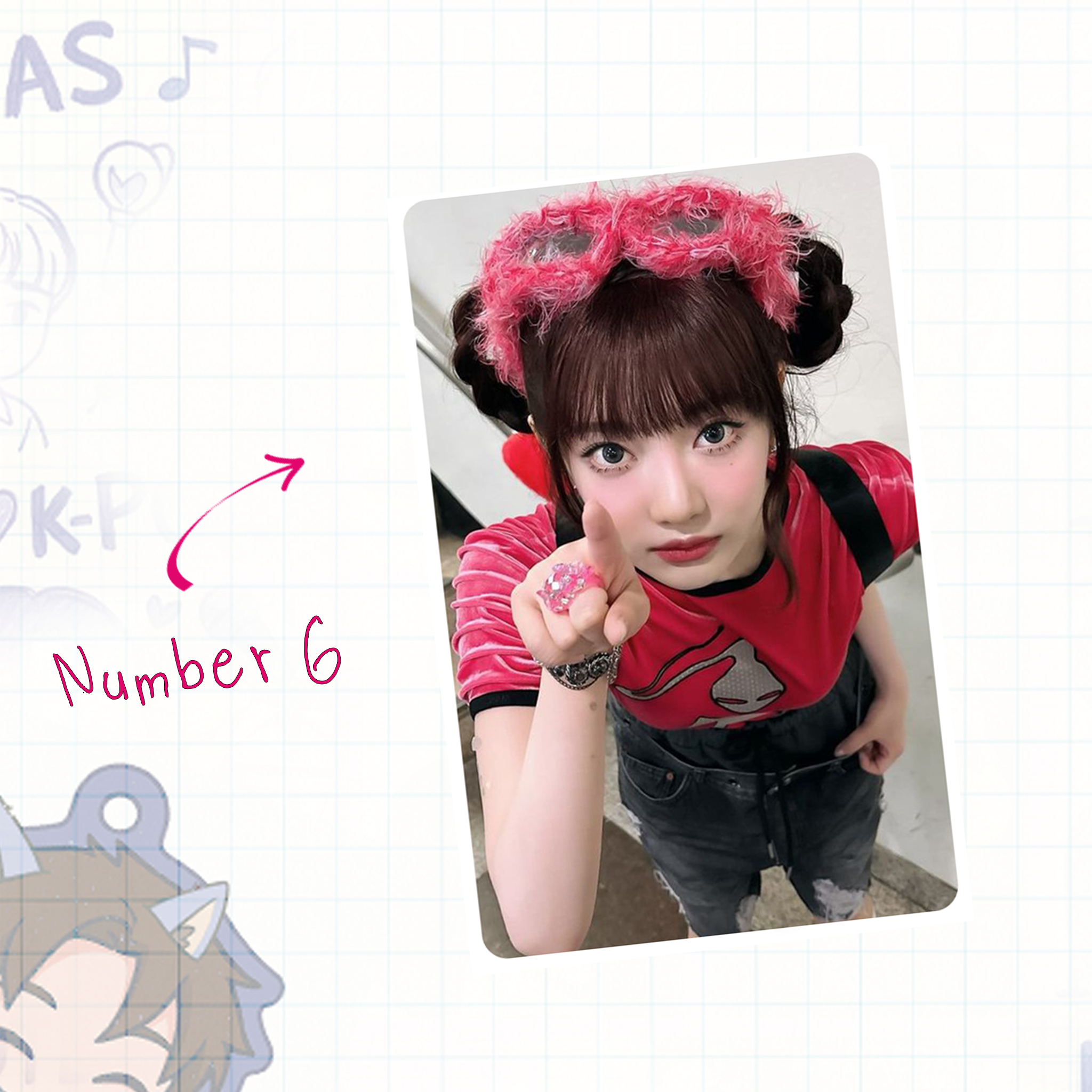 Aesp - Ning handmade photocards kpop inspired - Set 1