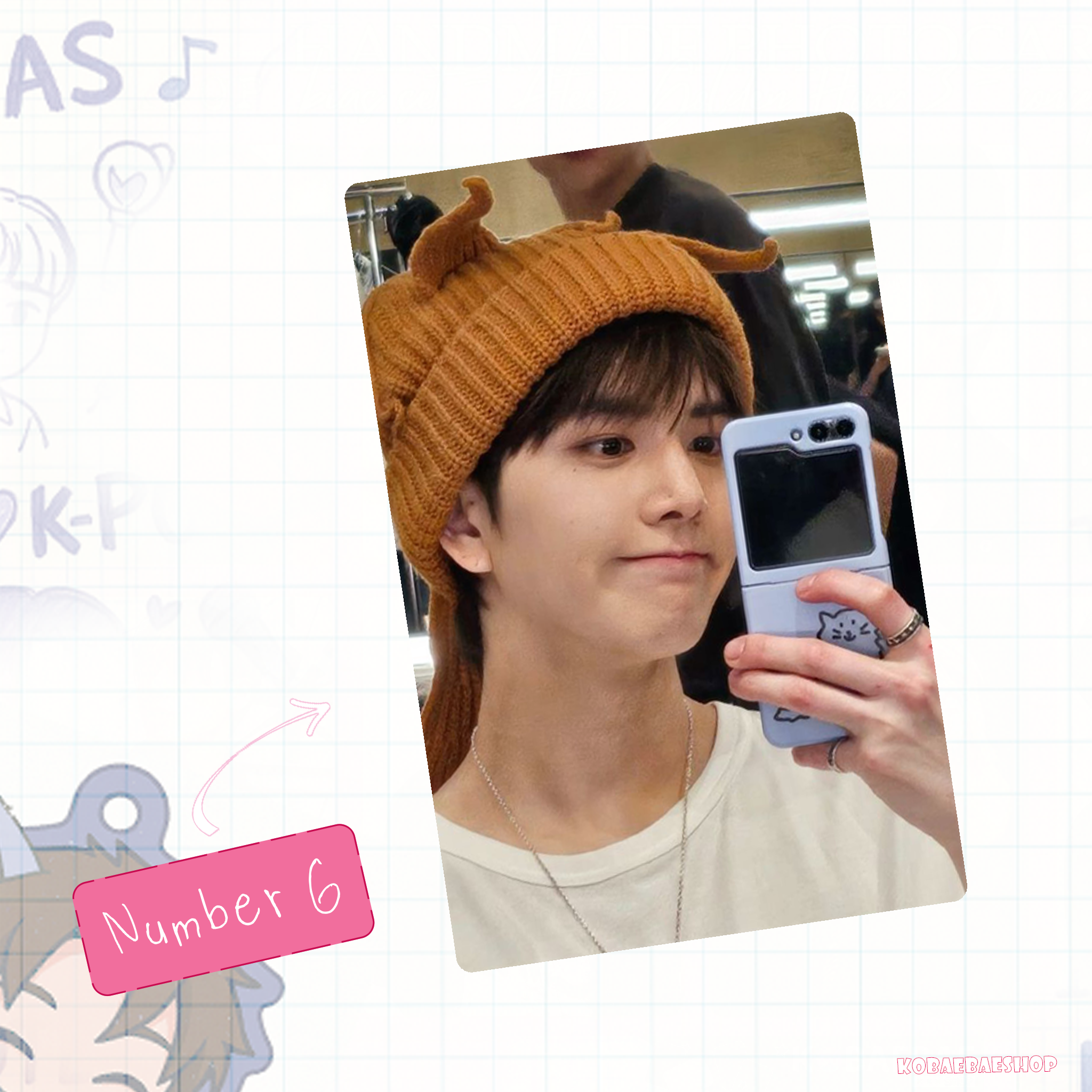 The Boyz - Younghoon handmade photocards kpop inspired - Set 1
