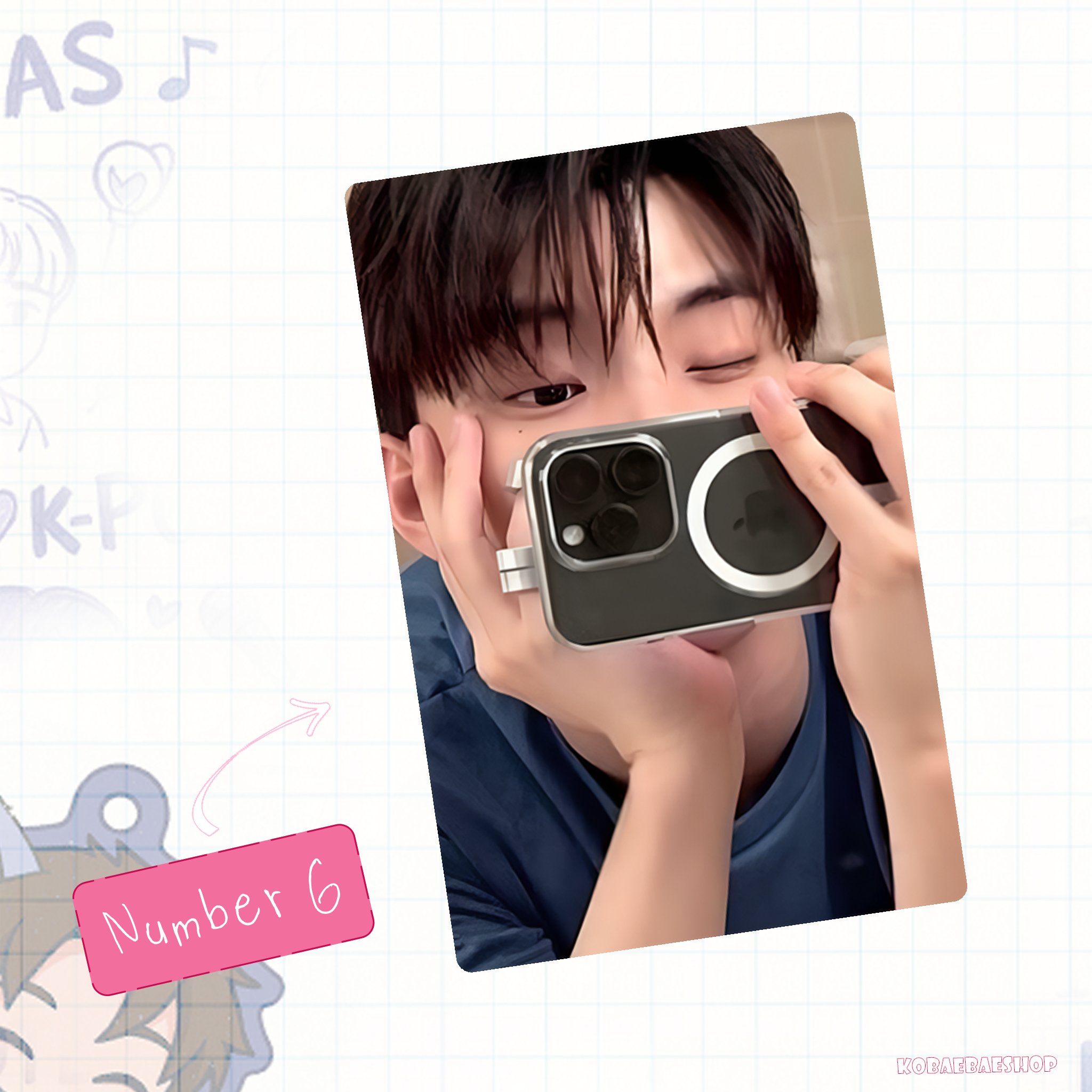 The Boyz - Q handmade photocards kpop inspired - Set 1