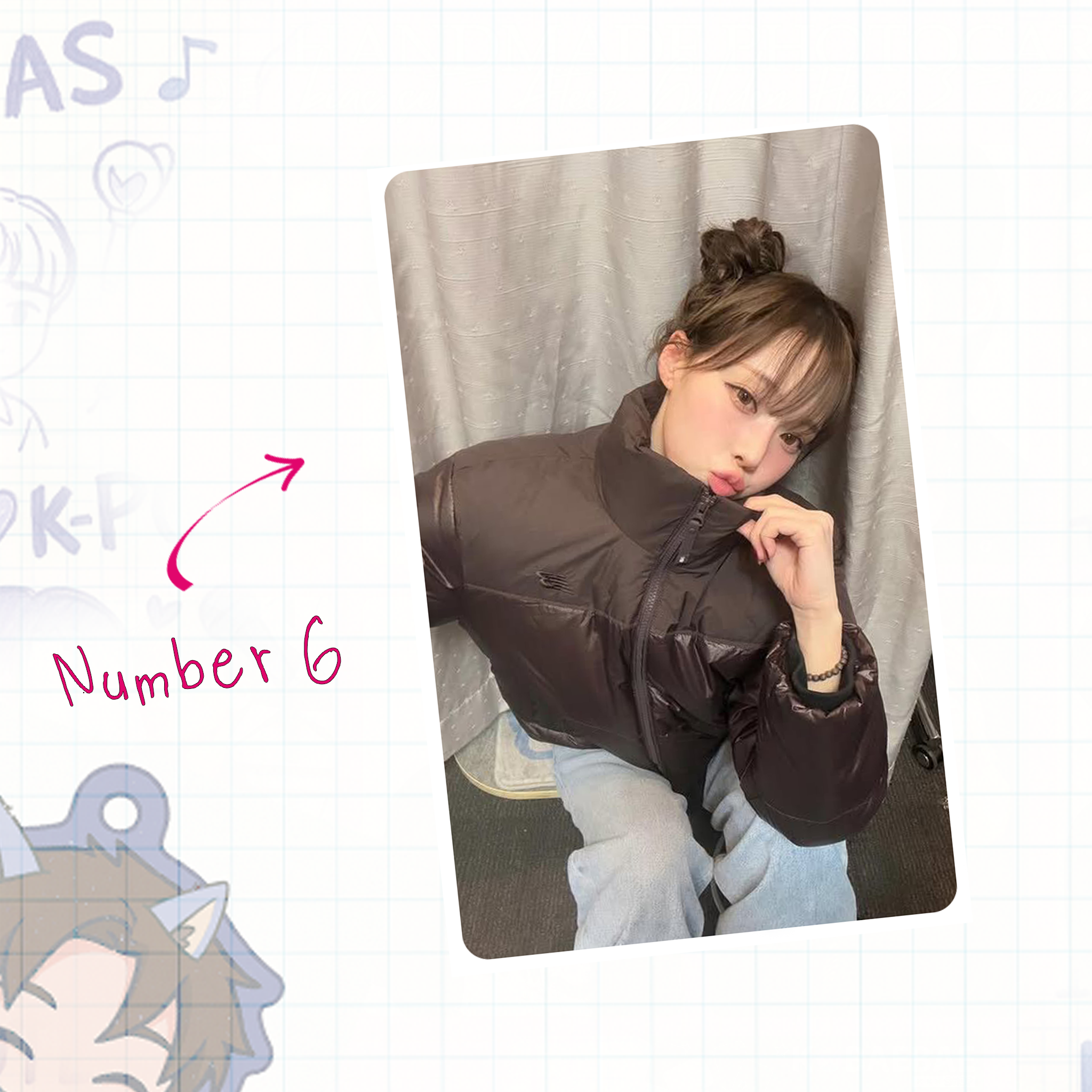 Aesp - Winnie handmade photocards kpop inspired - Set 1