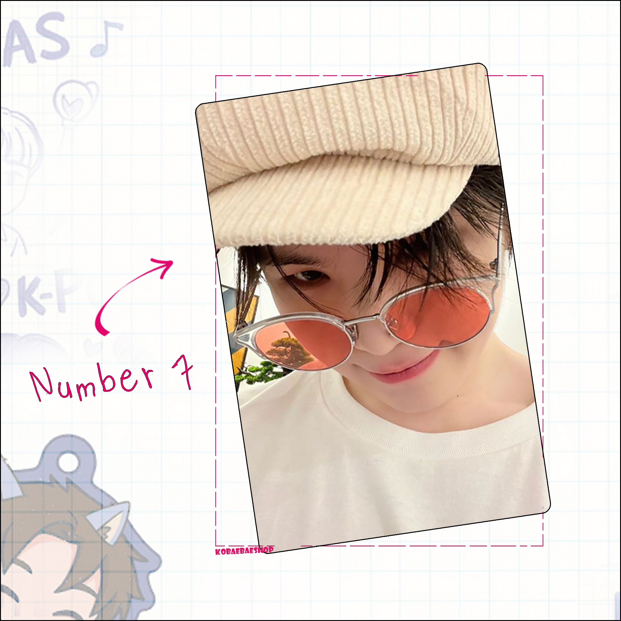 Svt - Woozi Handmade photocards kpop inspired - Bias Set 1