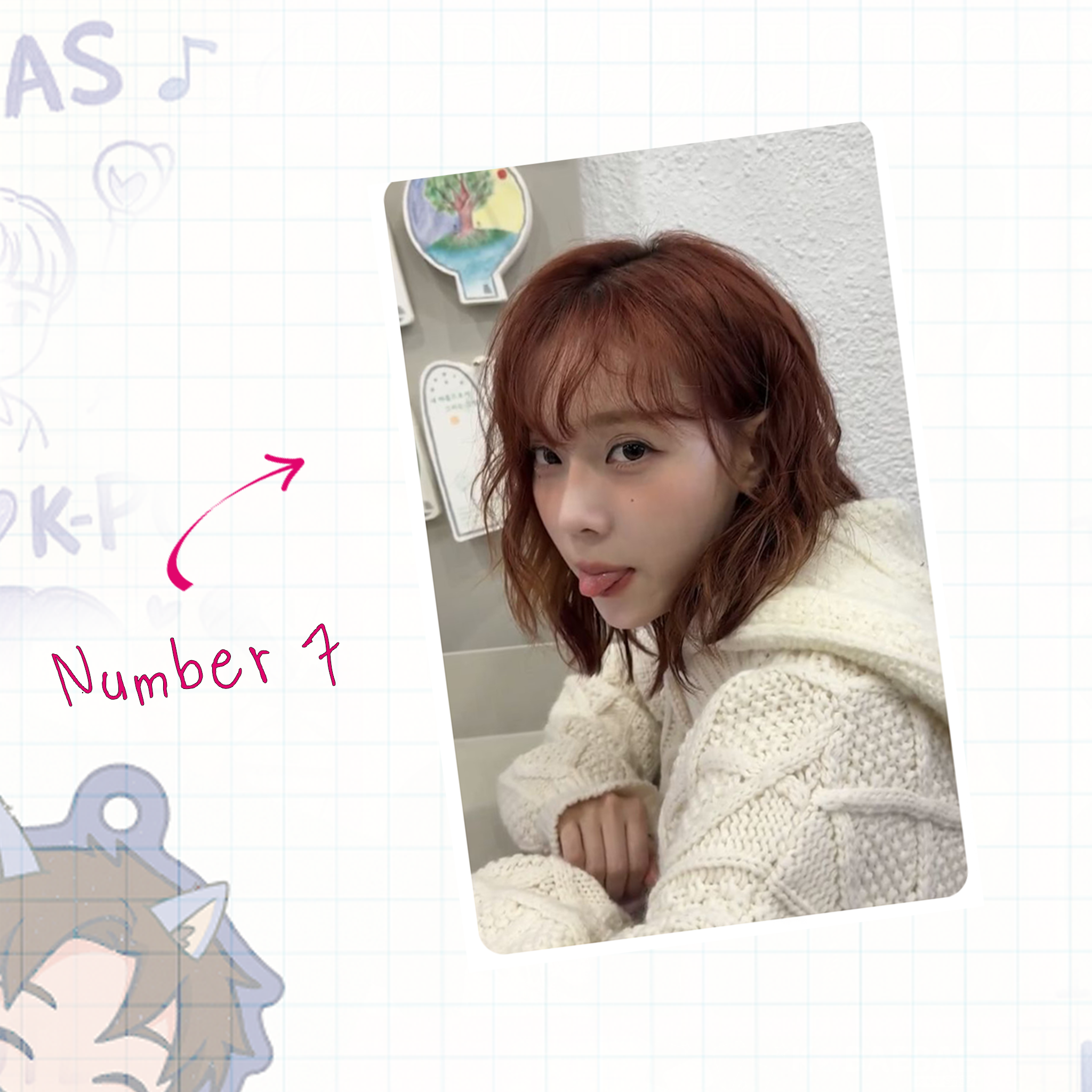 Aesp - Winnie handmade photocards kpop inspired - Set 1