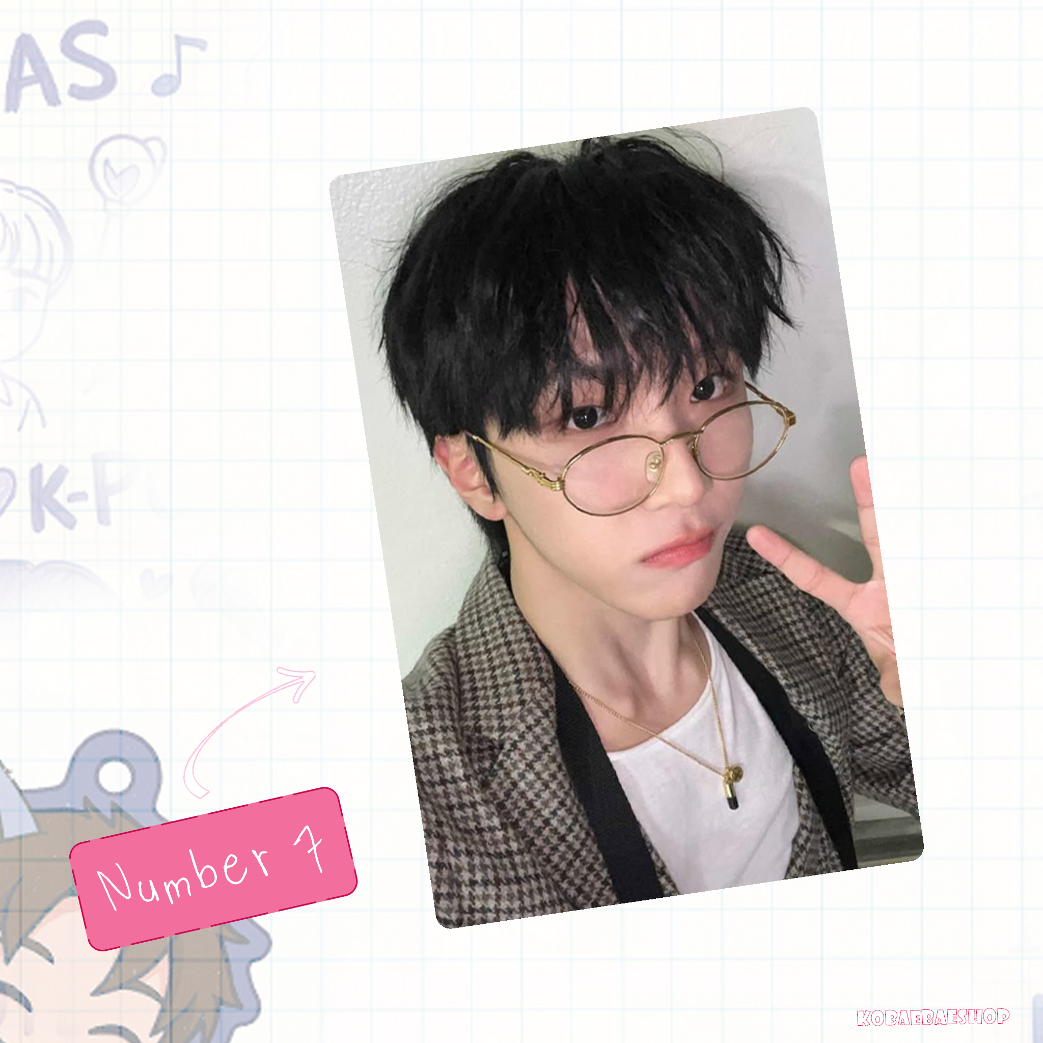 Boynextdoor - Woonhak handmade photocards kpop inspired - Set 1