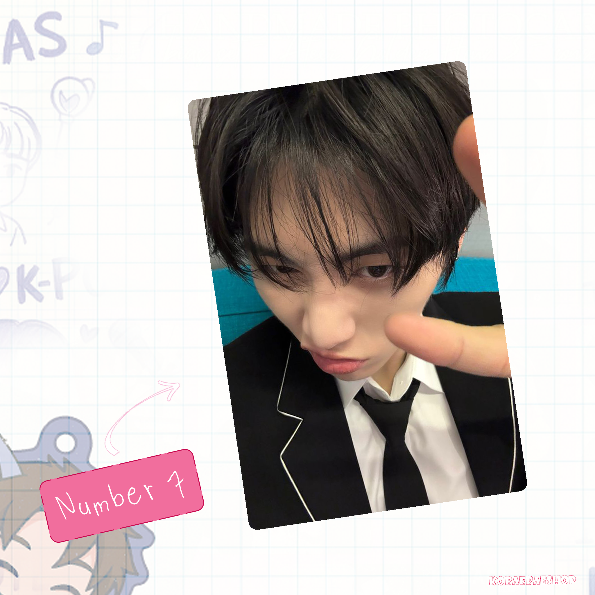 Boynextdoor - Taesan handmade photocards kpop inspired - Set 1