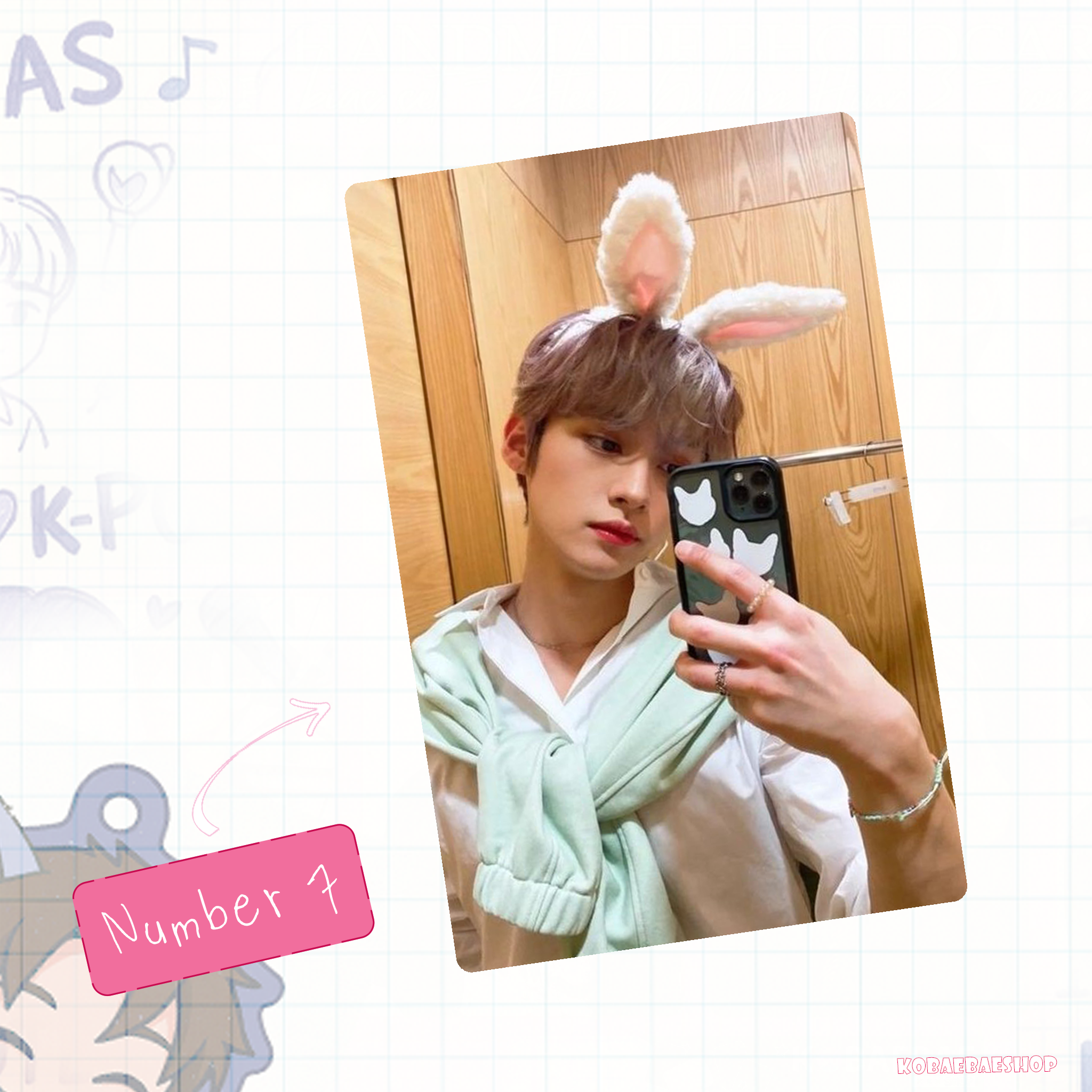 Skz - Lino handmade photocards kpop inspired - Set 2