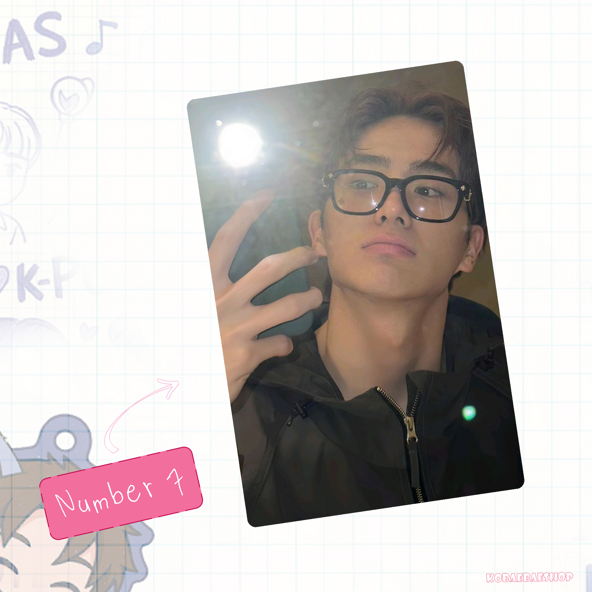 The Boyz - Hyunjae handmade photocards kpop inspired - Set 1