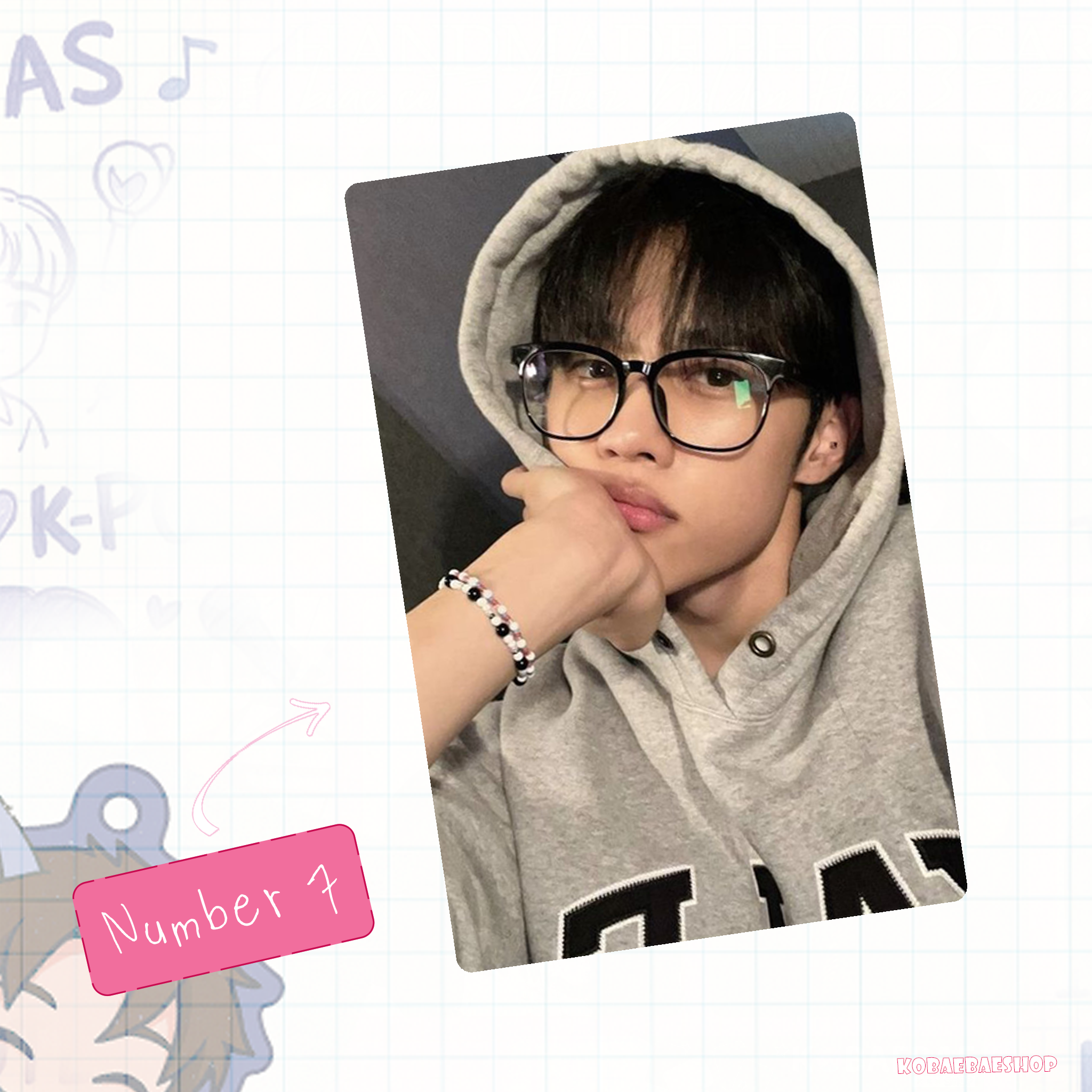 The Boyz - Sunwoo handmade photocards kpop inspired - Set 1
