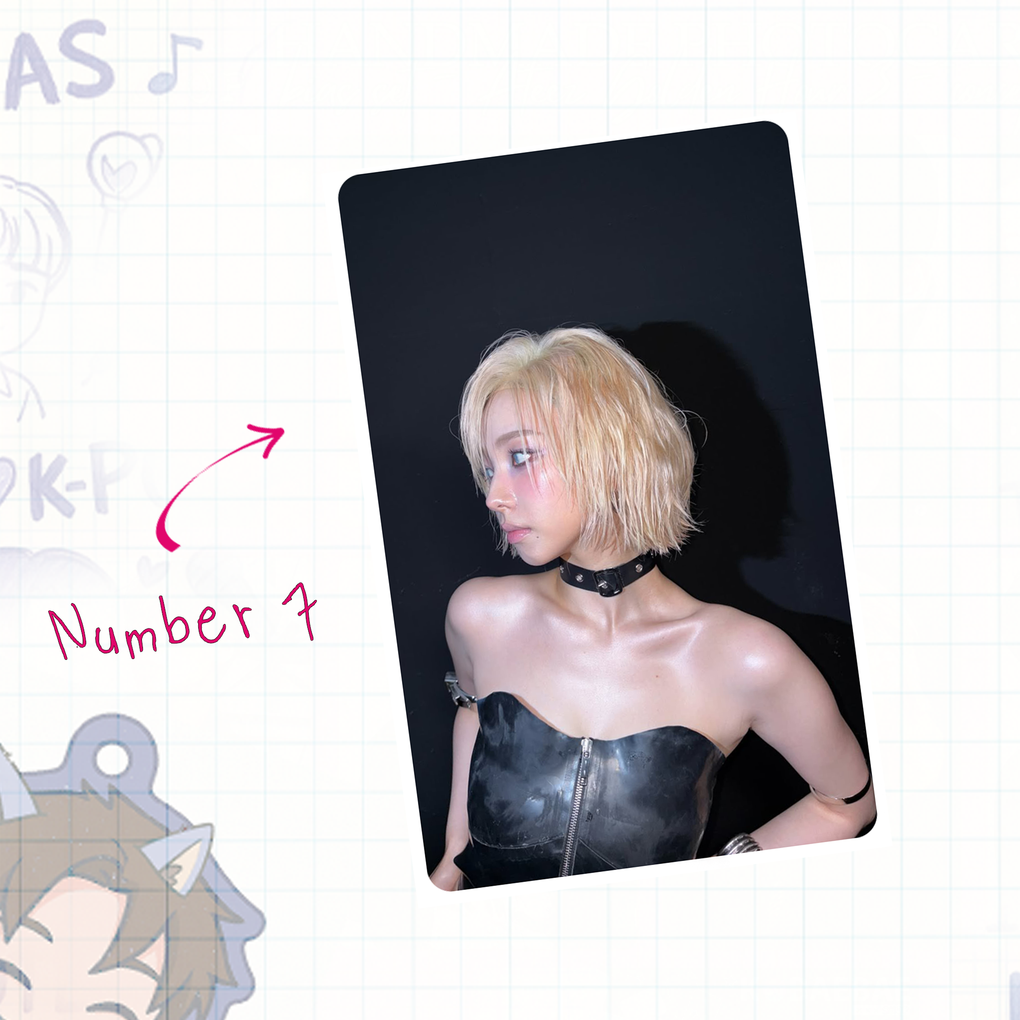 Aesp - Rina handmade photocards kpop inspired - Set 1
