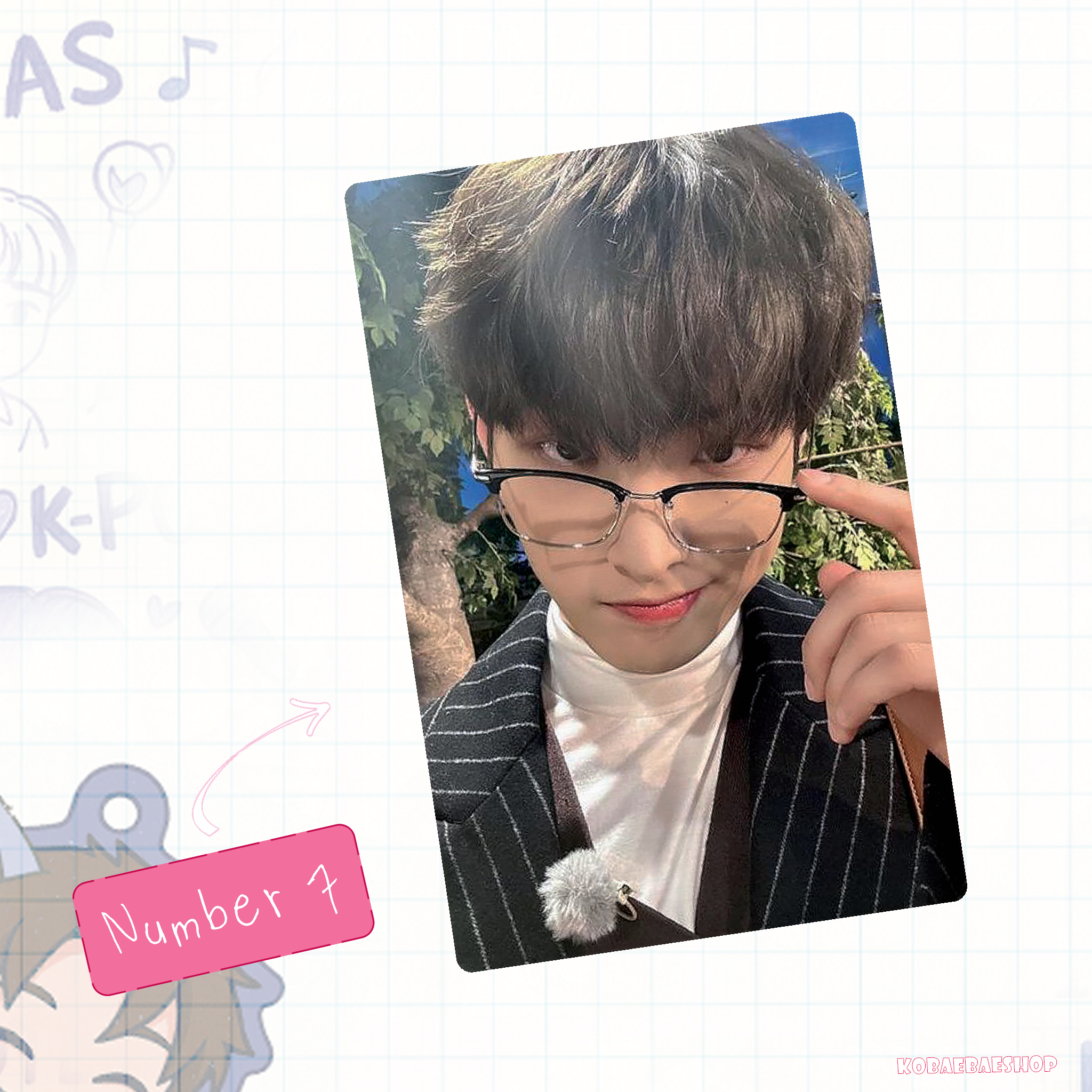 Atz - Mingi Handmade photocards kpop inspired - Bias Set 2