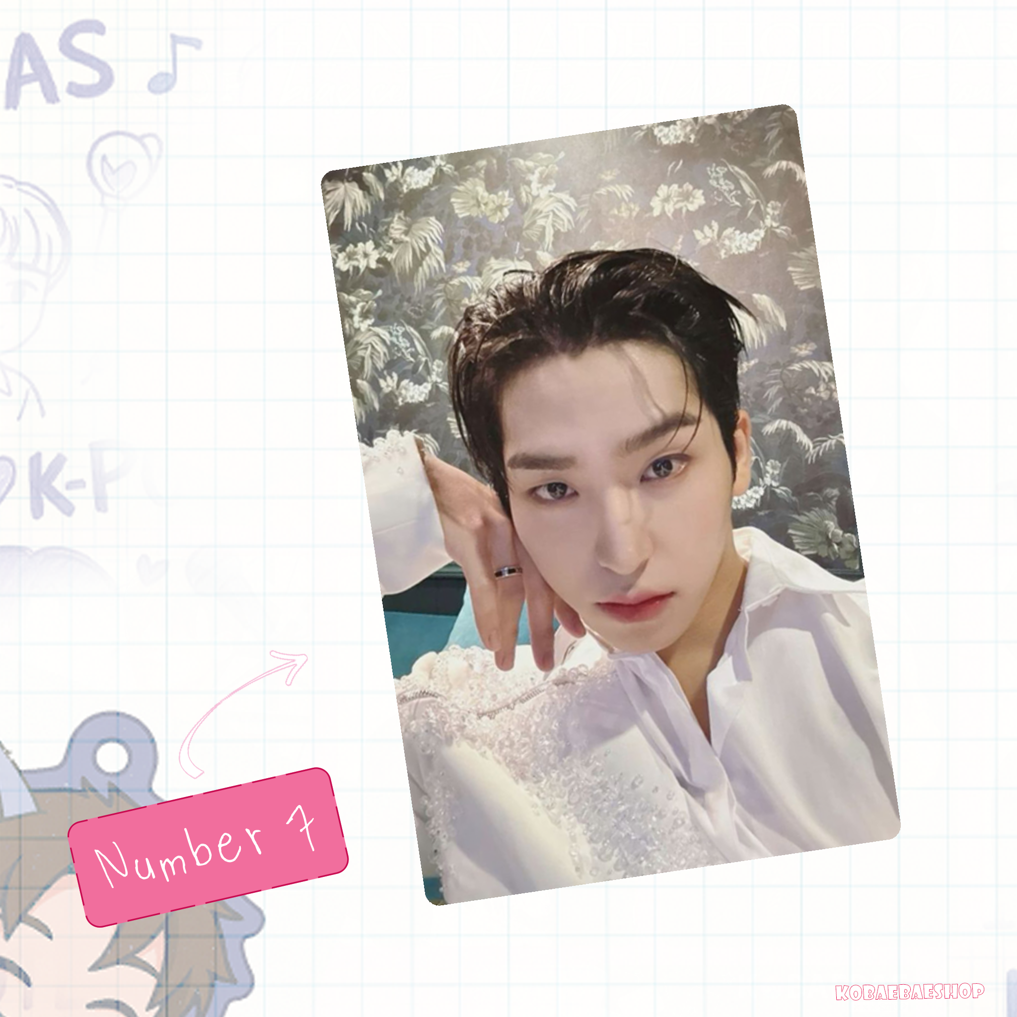 The Boyz - Sangyeon handmade photocards kpop inspired - Set 1
