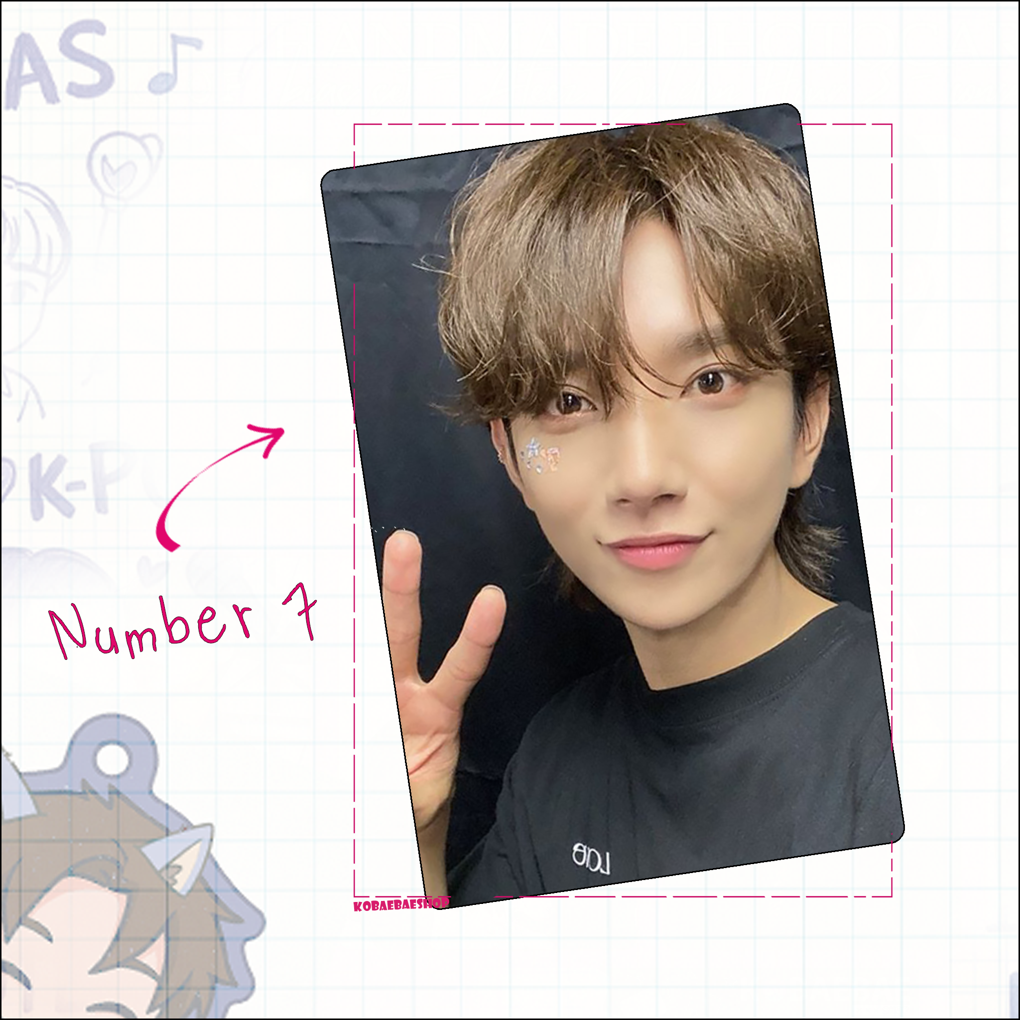 Svt - Josh Handmade photocards kpop inspired - Bias Set 1