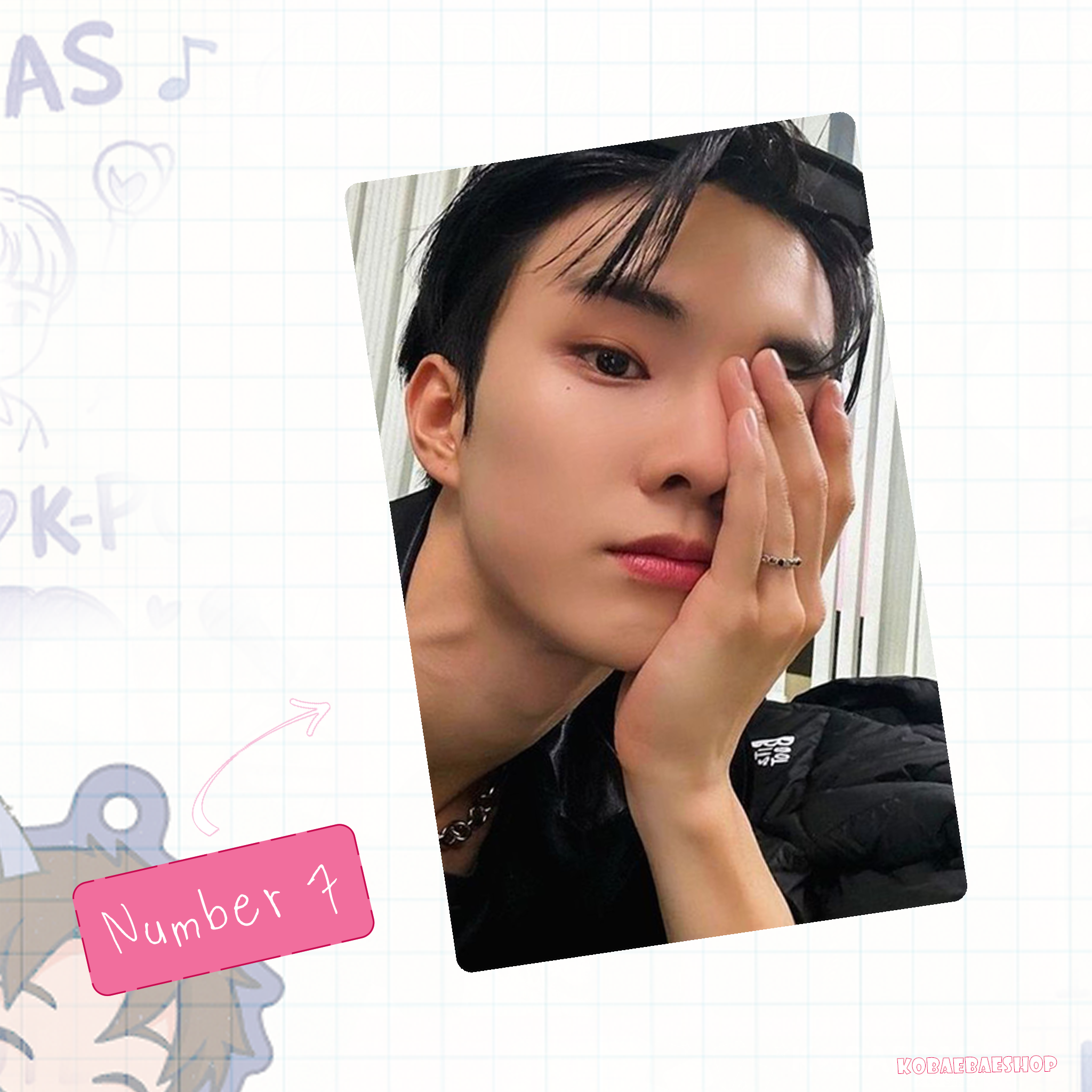 The Boyz - Q handmade photocards kpop inspired - Set 1